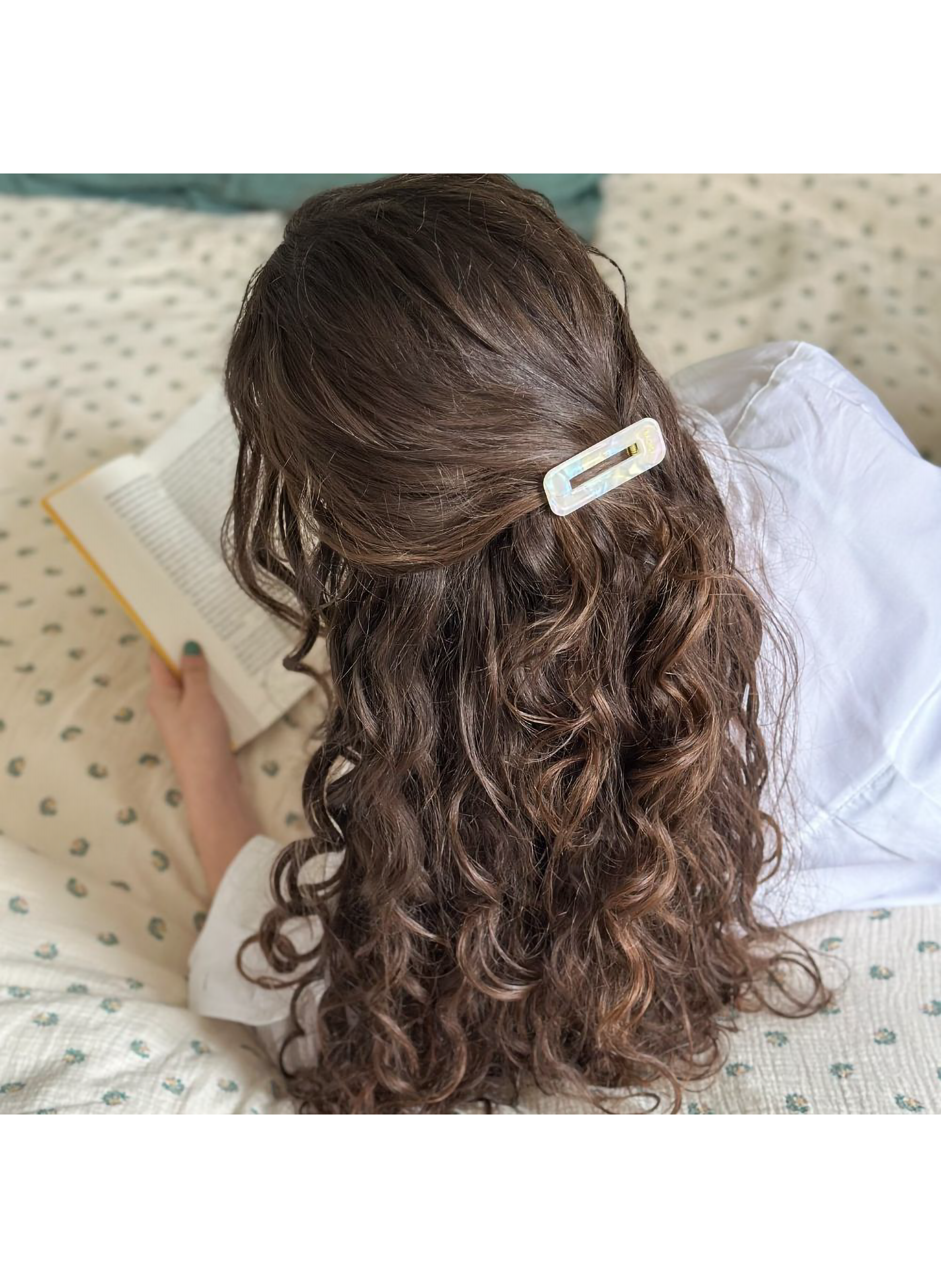 Mother-of-Pearl Barrettes - Set of 2 No color