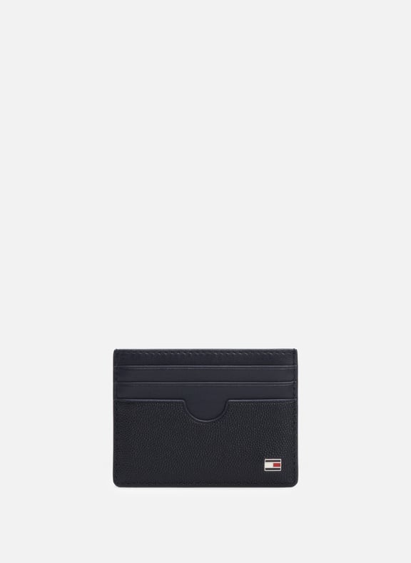 Leather card holder Blue by TOMMY HILFIGER TOMMY HILFIGER Leather card holder Blue