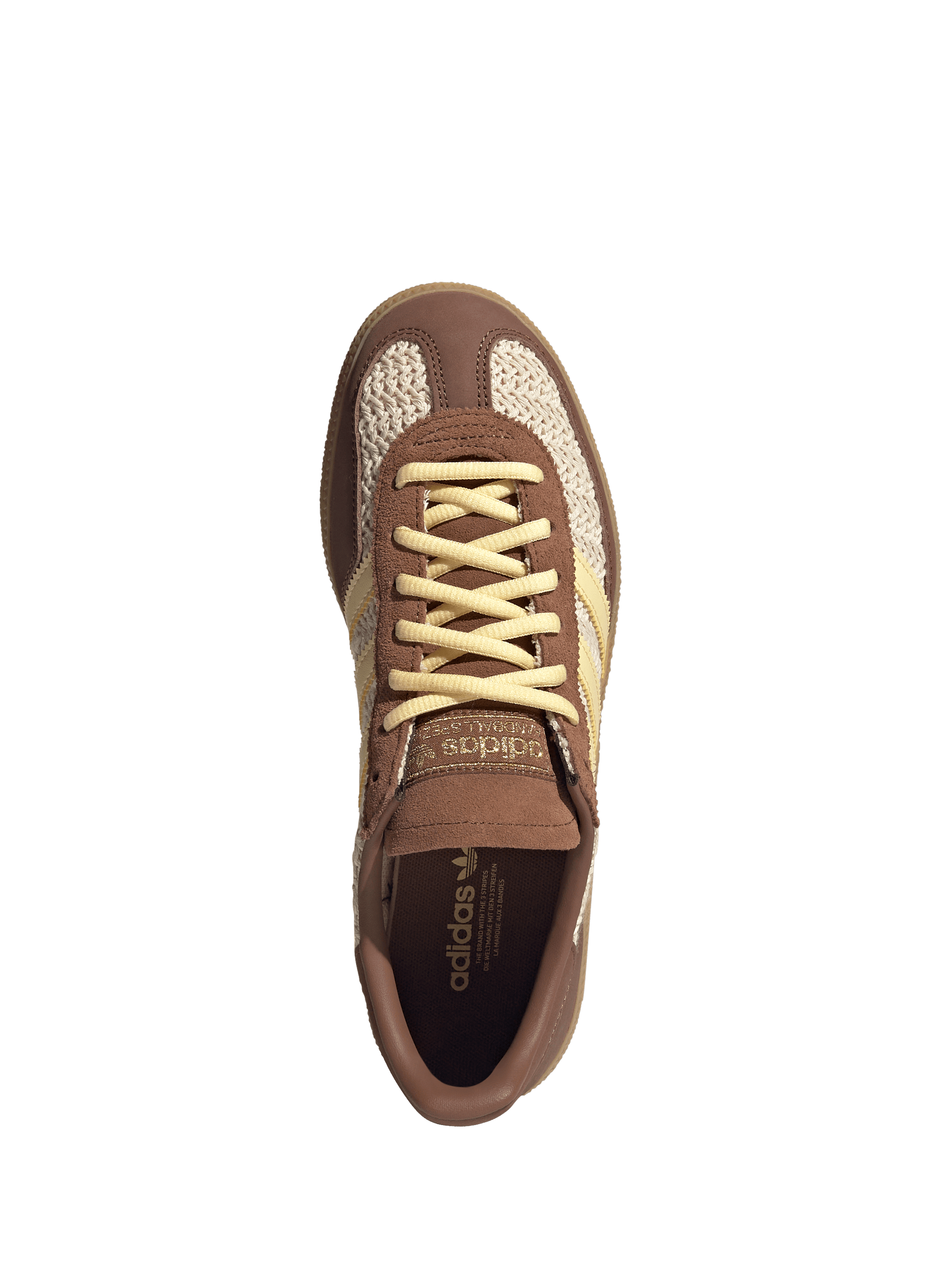 Low-top Handball Spezial sneakers in mixed leather ADIDAS Beige