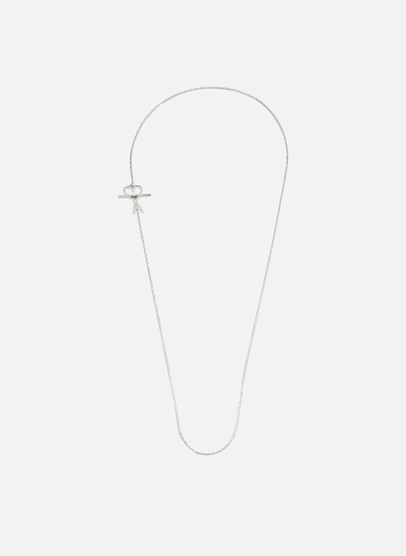 Collier chaîne ami de coeur unisexe Argent by AMI PARIS AMI PARIS Collier chaîne ami de coeur unisexe Argent