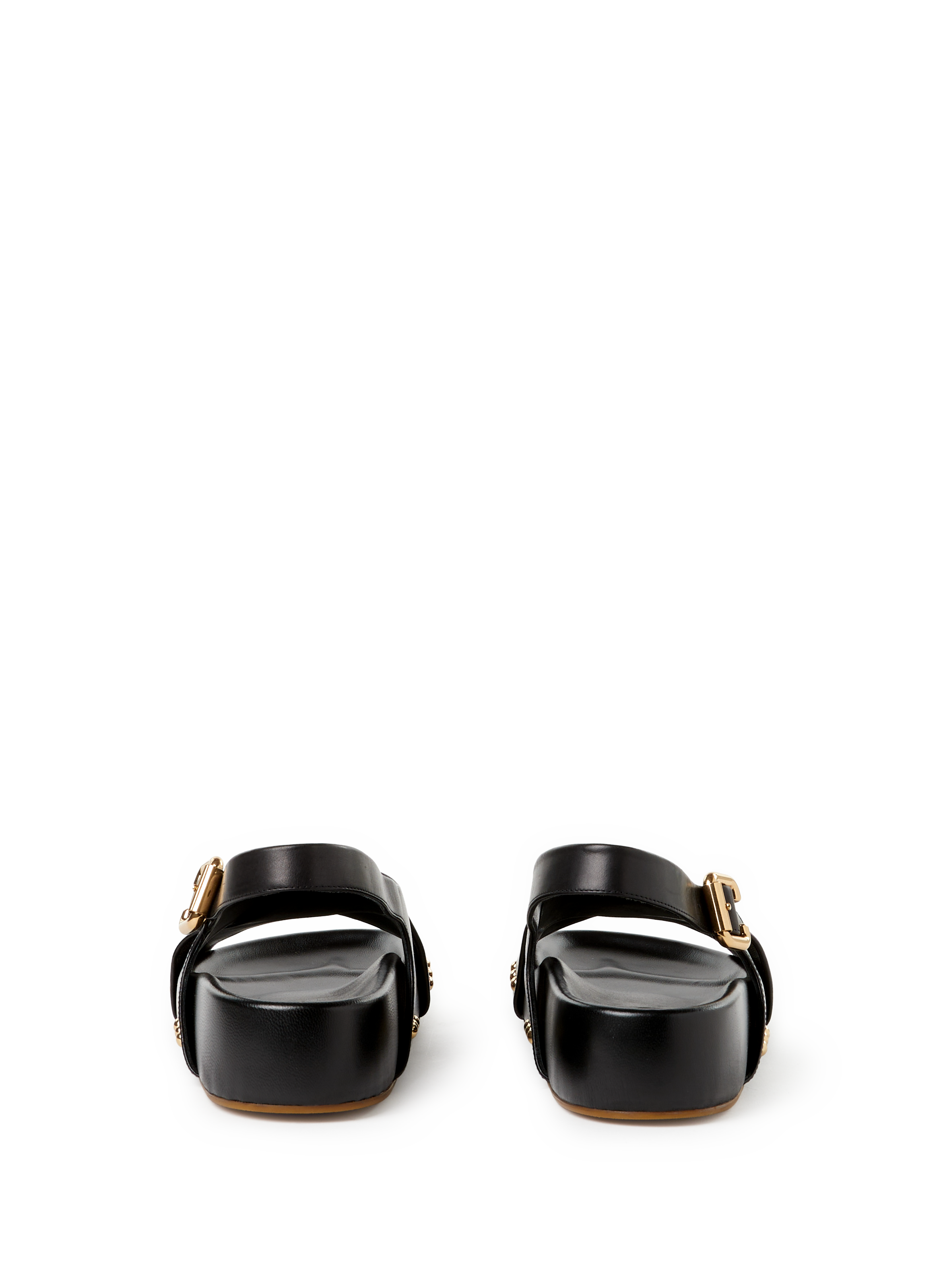 Sandales Mae en cuir d'agneau CHLOÉ Noir