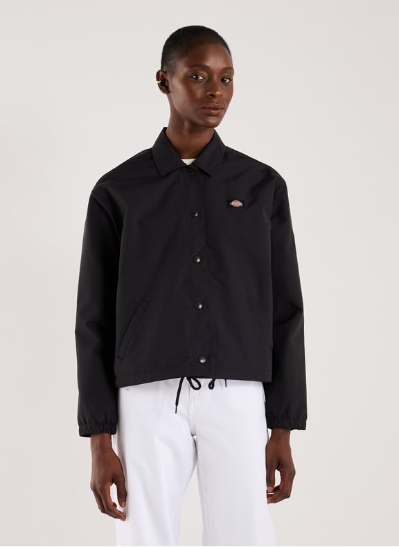 Straight jacket with classic collar Black by DICKIES DICKIES Straight jacket with classic collar Black