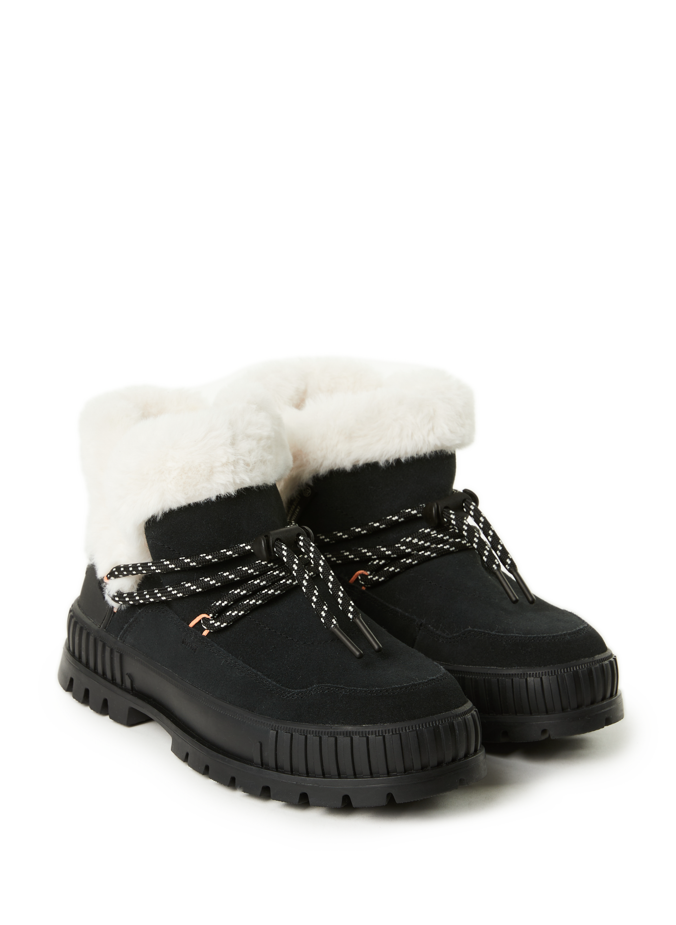 Boots fourrées en cuir PALLADIUM Noir