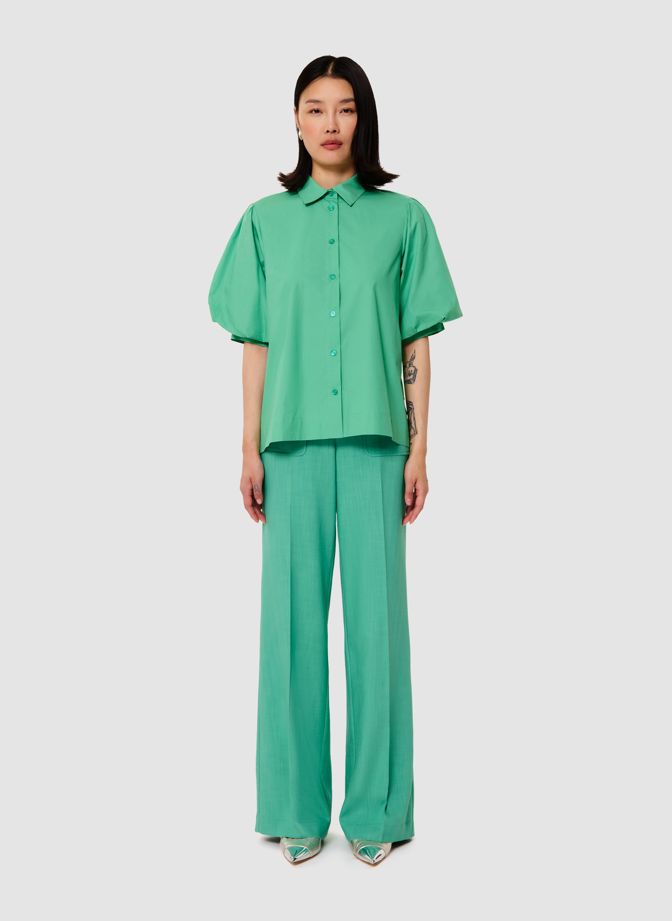 Chemise calypso TARA JARMON Vert