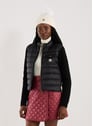 Quilted zip-up cardigan | Black by MONCLER MONCLER Quilted zip-up cardigan | Black