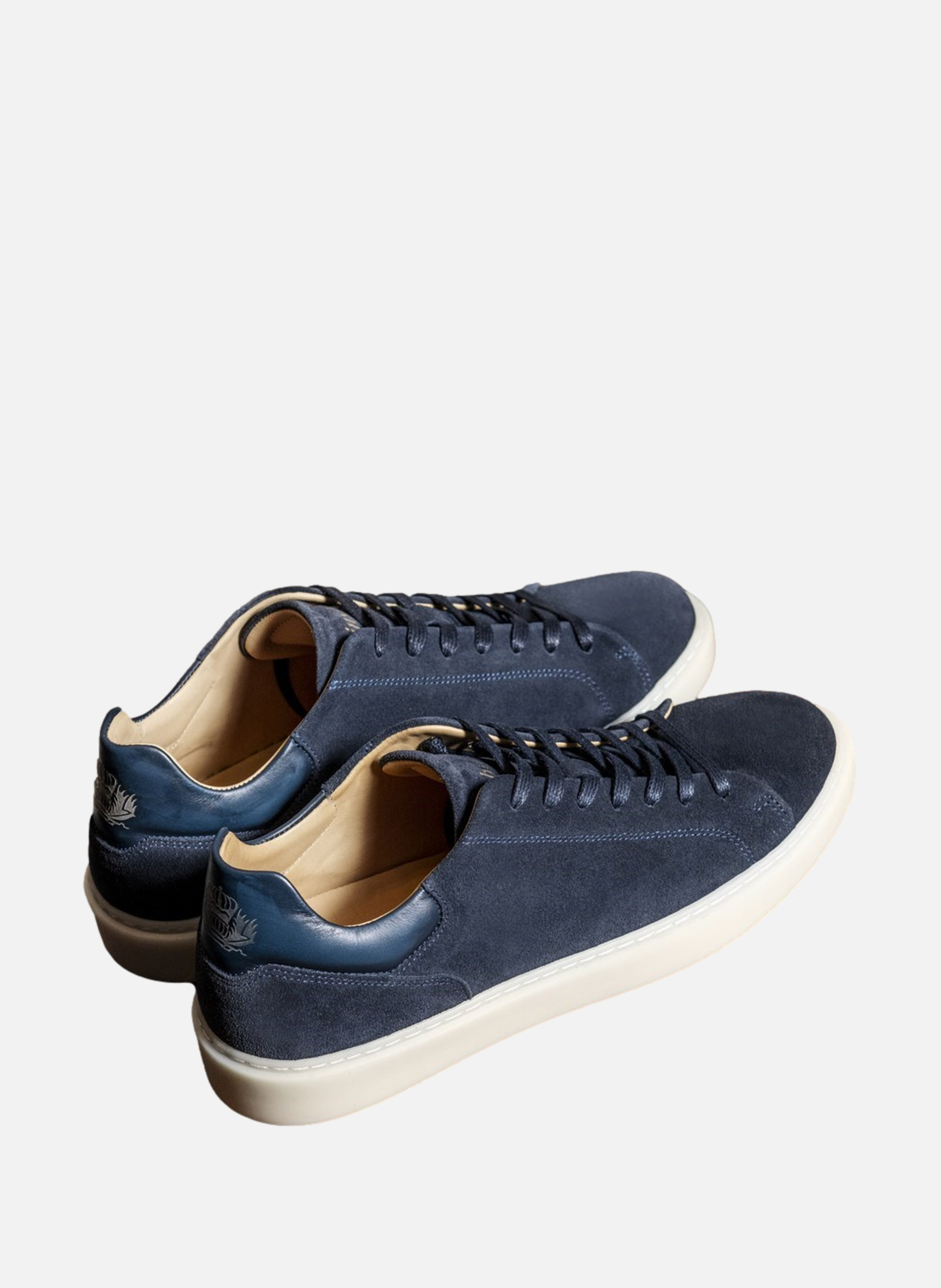 Sneakers daim daytona FINSBURY Bleu