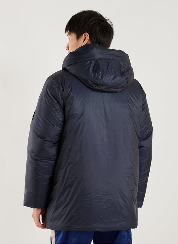 Quilted hooded parka | Blue by RAINS Quilted hooded parka Blue