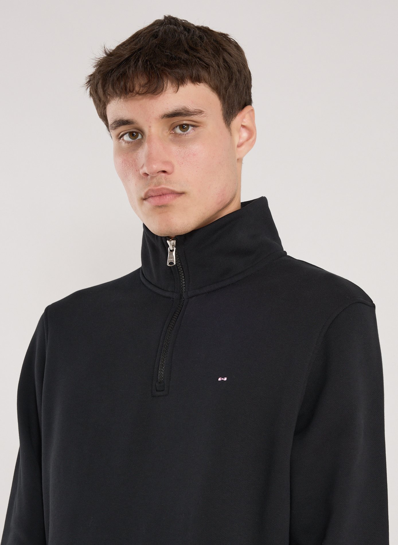Cotton sweatshirt EDEN PARK Black