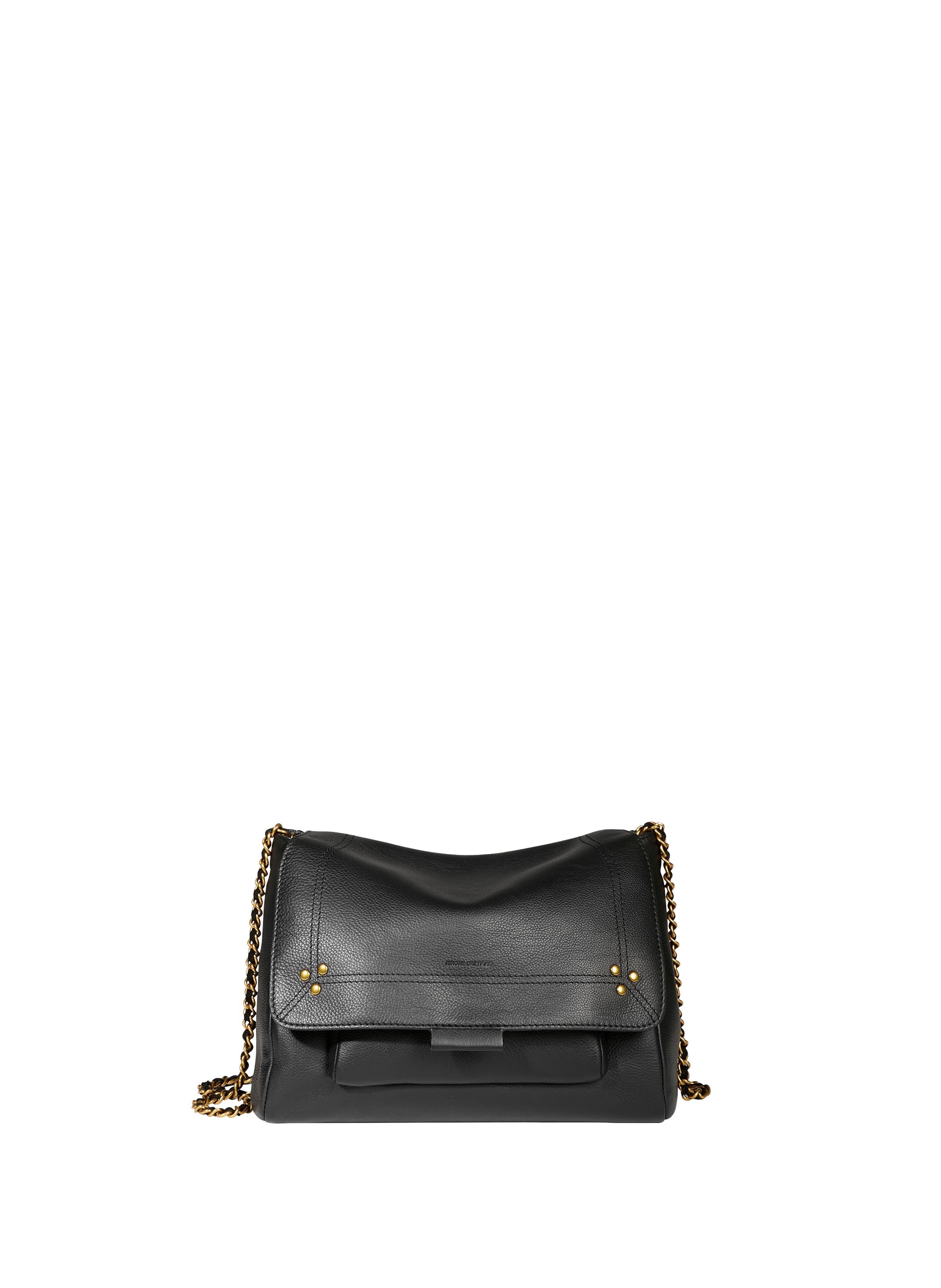 JÉRÔME DREYFUSS Lulu leather shoulder bag Black