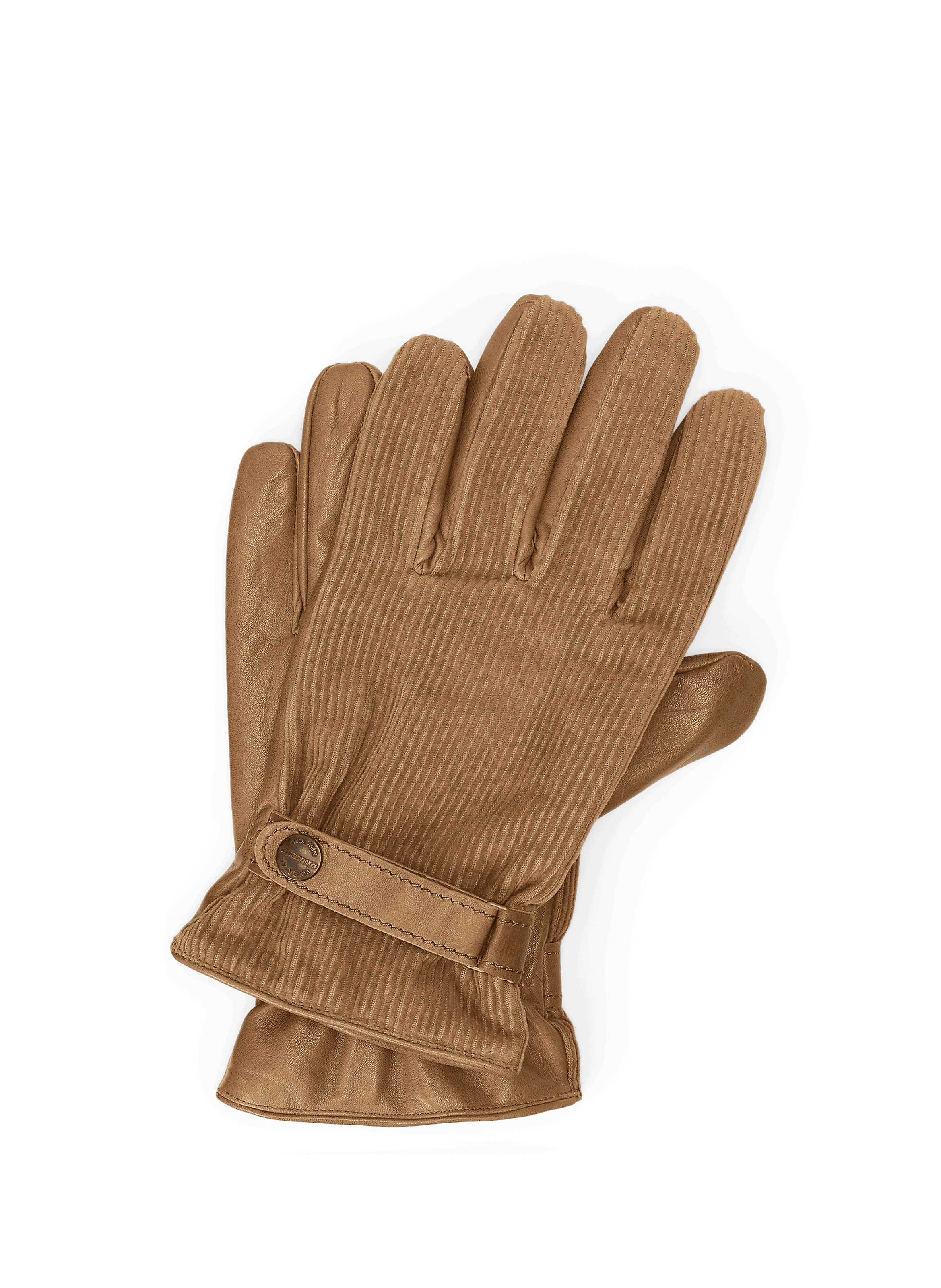 Gants bi-matière  POLO RALPH LAUREN Marron