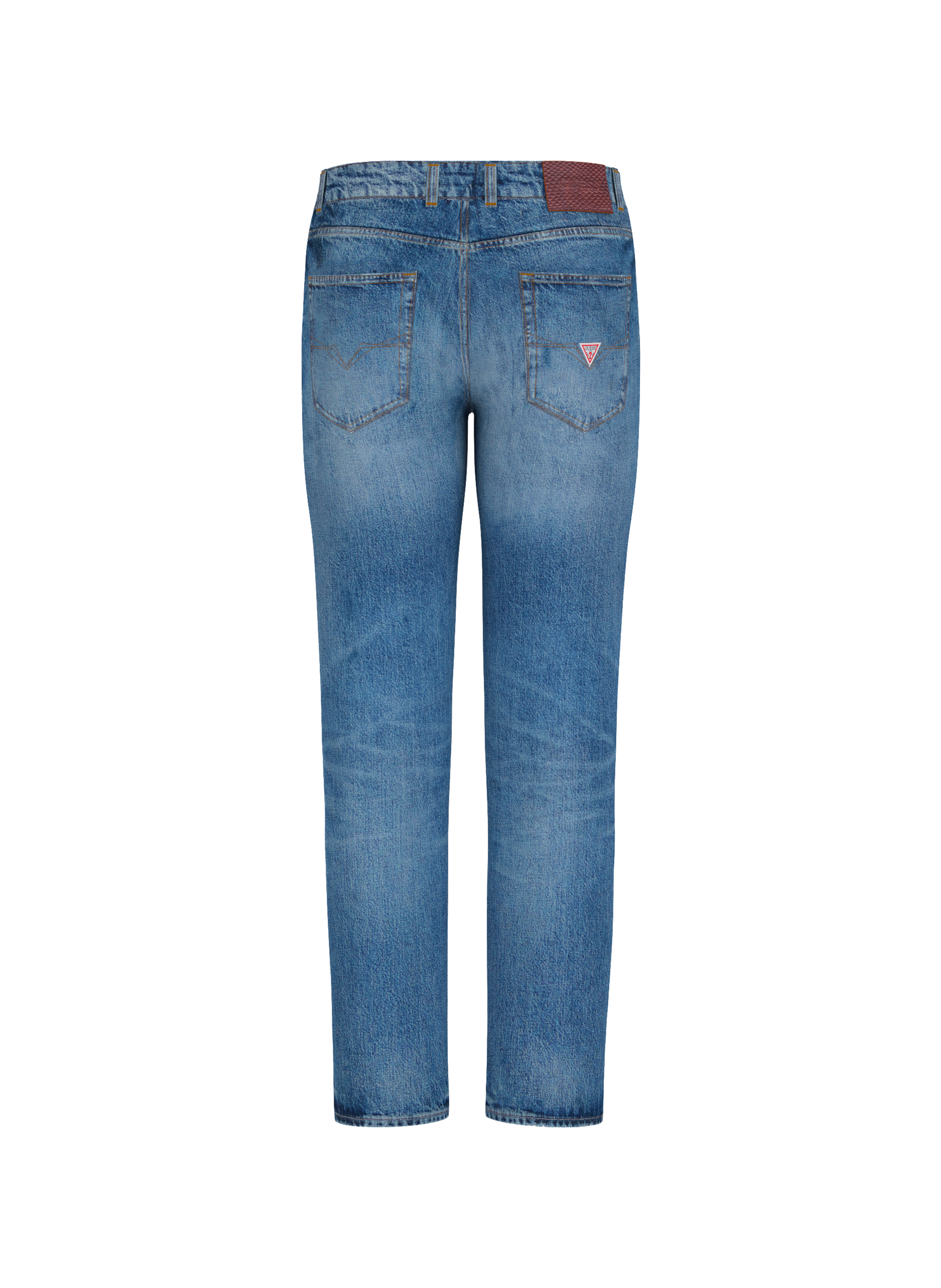 Straight-fit cotton jeans  GUESS Blue