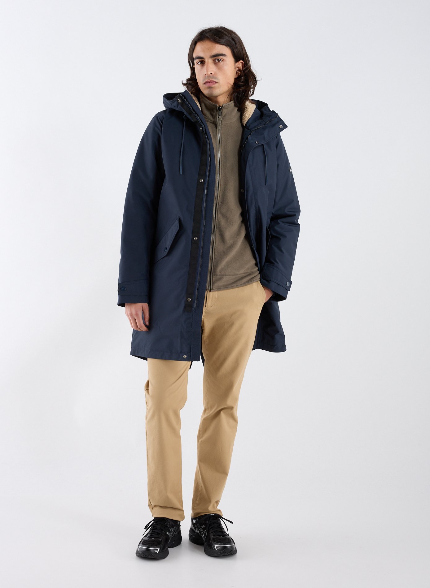 Parka Fishtail Gore-tex matelassée  AIGLE Bleu