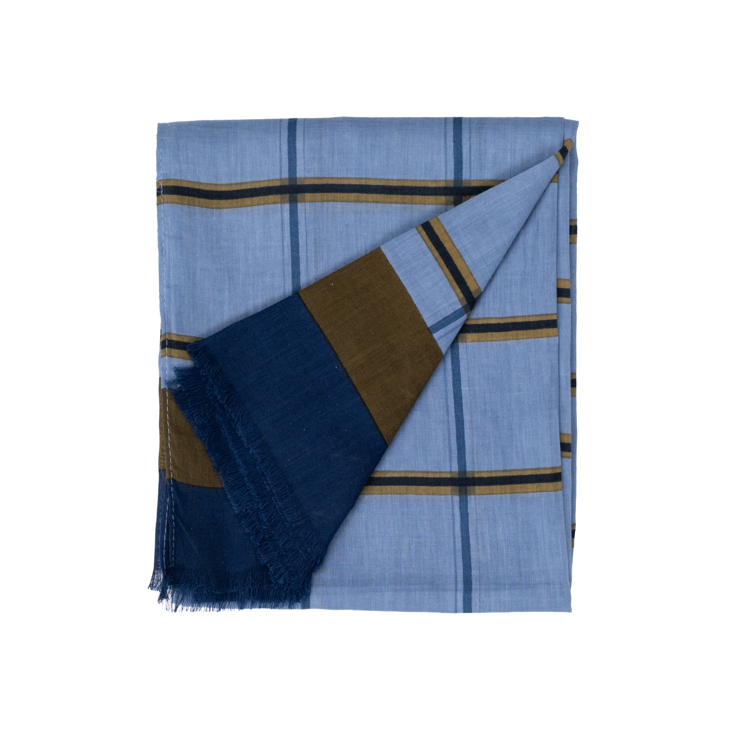 Foulard en coton biologique BILLYBELT Bleu