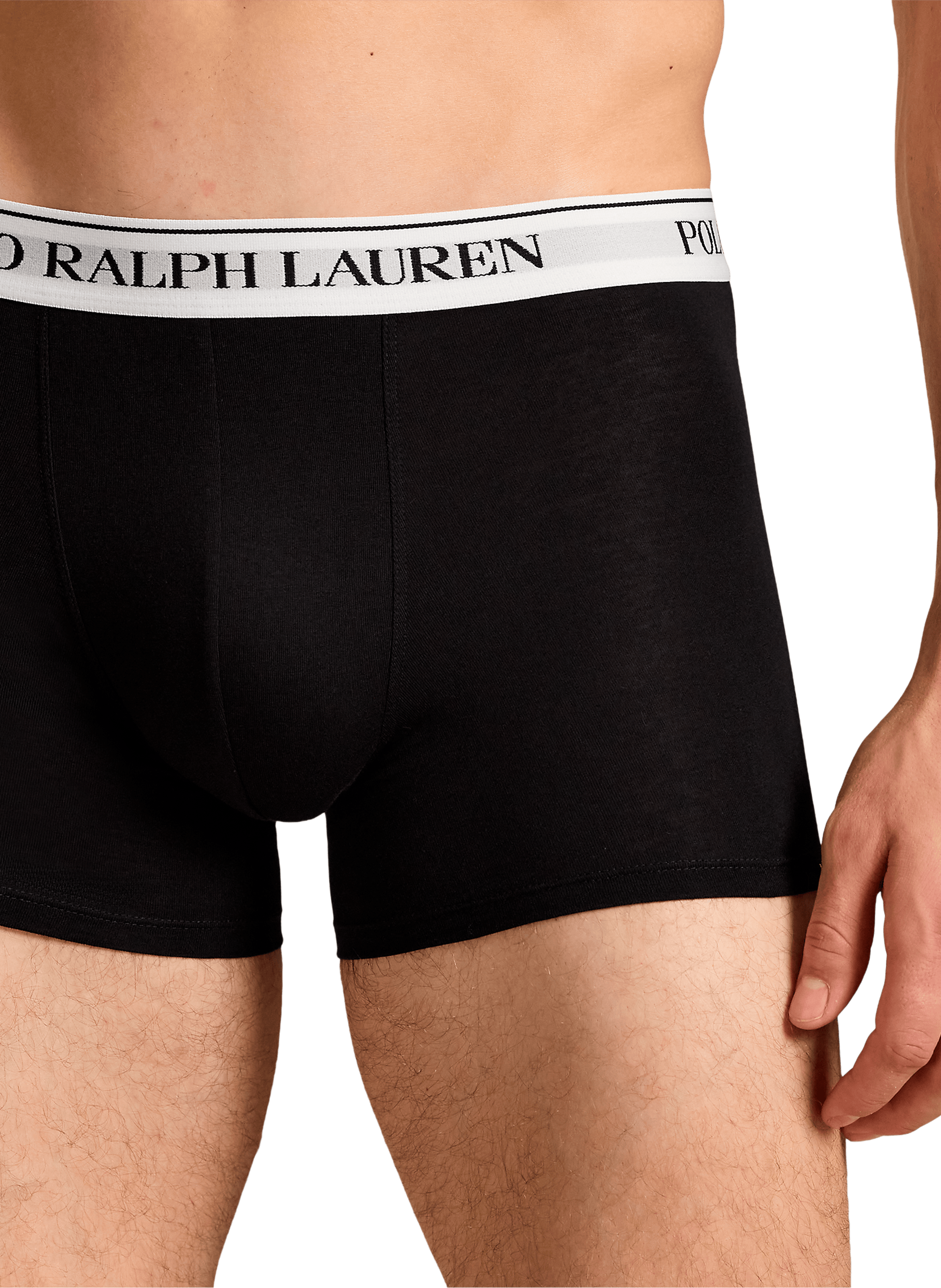 Pack of three cotton boxers POLO RALPH LAUREN Black