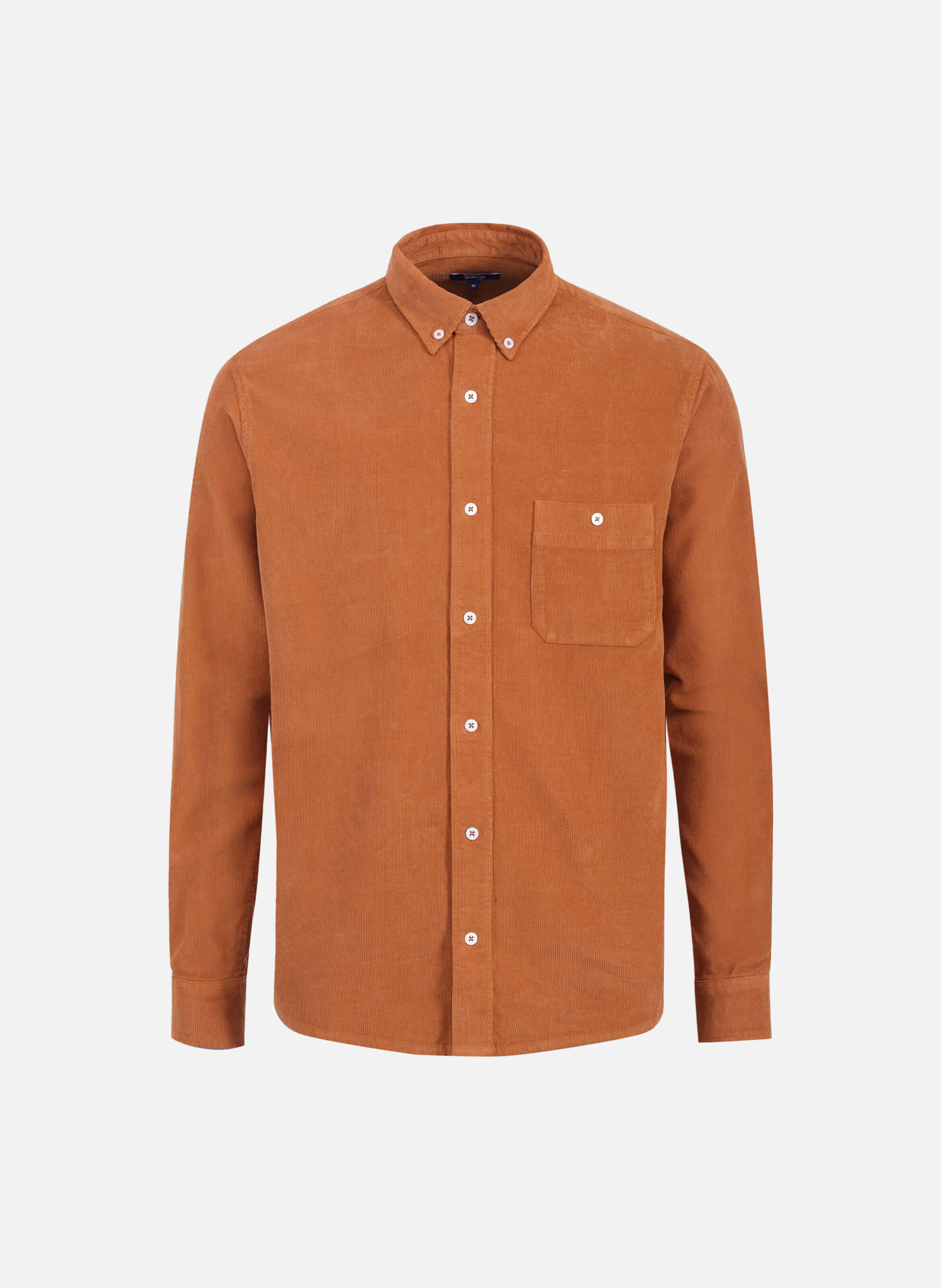 Chemise  en velours côtelé GILI'S Marron