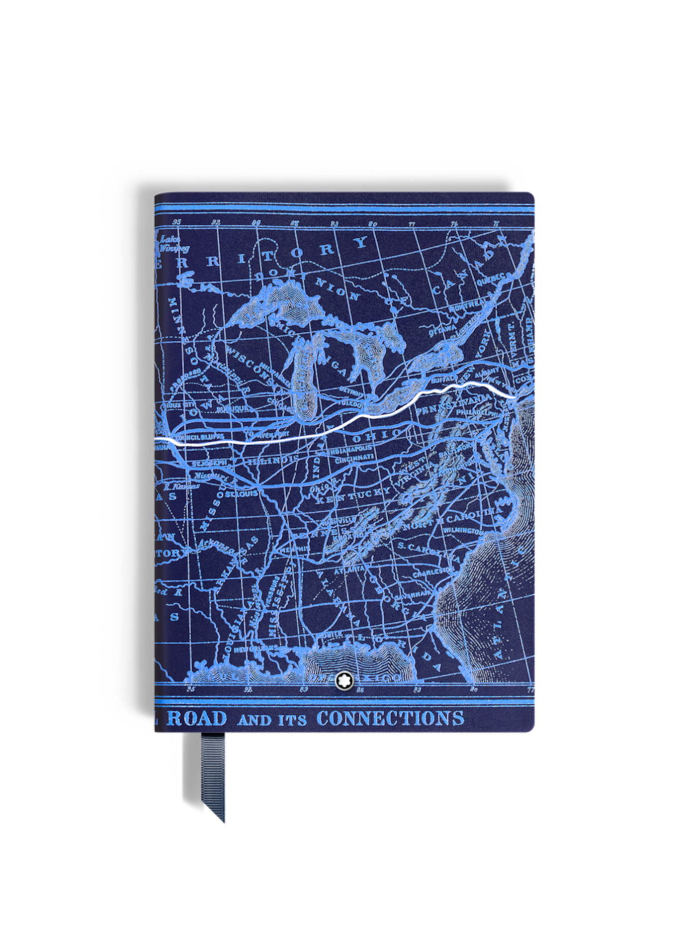 Medium lined notebook MONTBLANC Blue