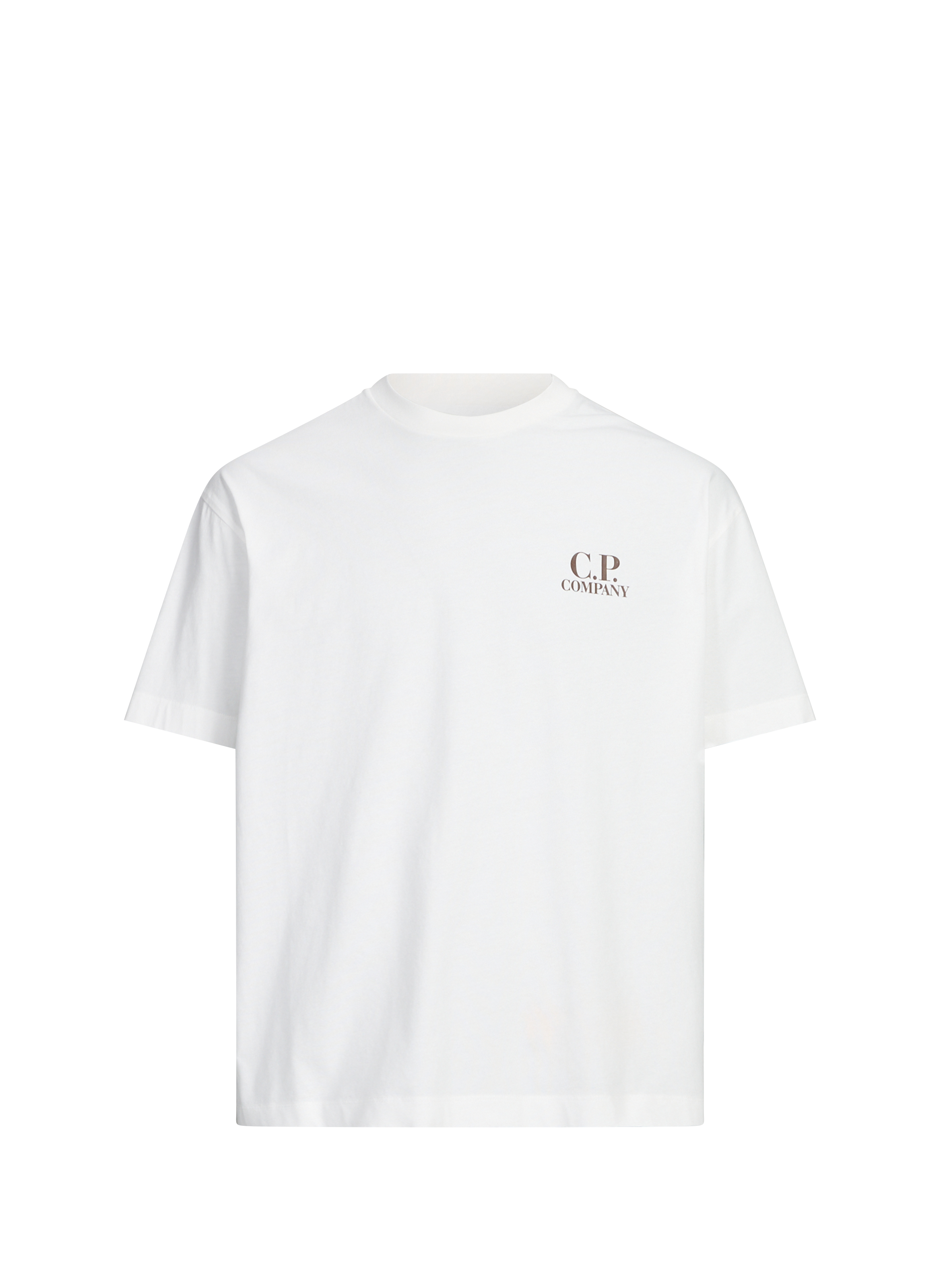 Cotton Logo T-shirt CP COMPANY White
