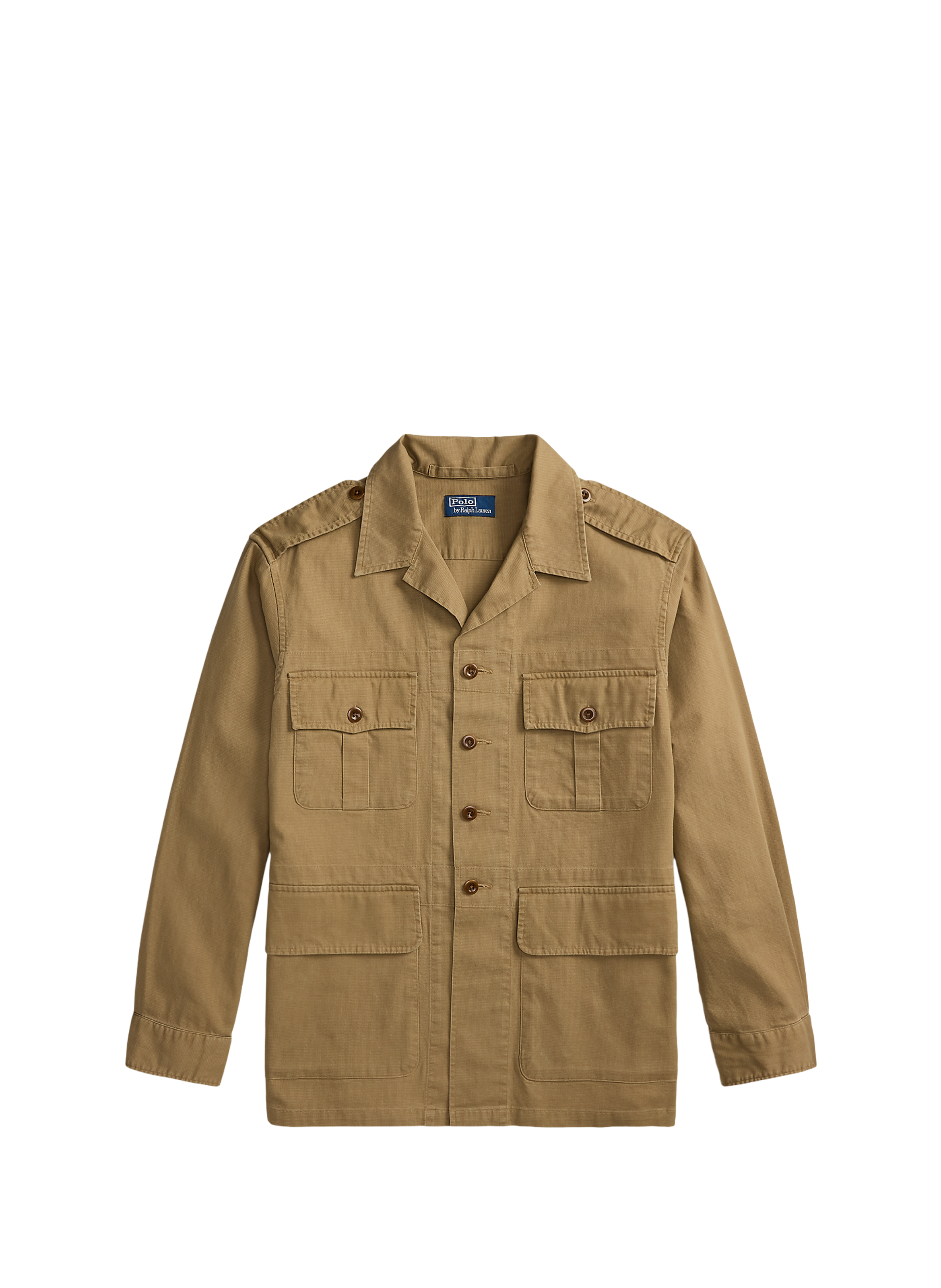 Cotton blazer with pockets POLO RALPH LAUREN Beige