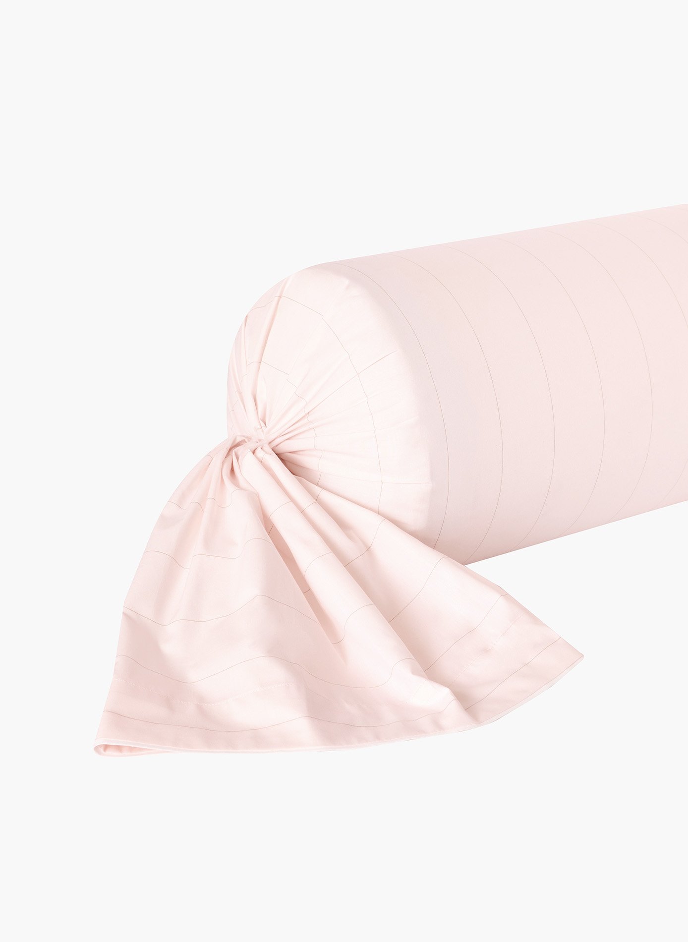 Taie de traversin nature ANNE DE SOLENE Rose