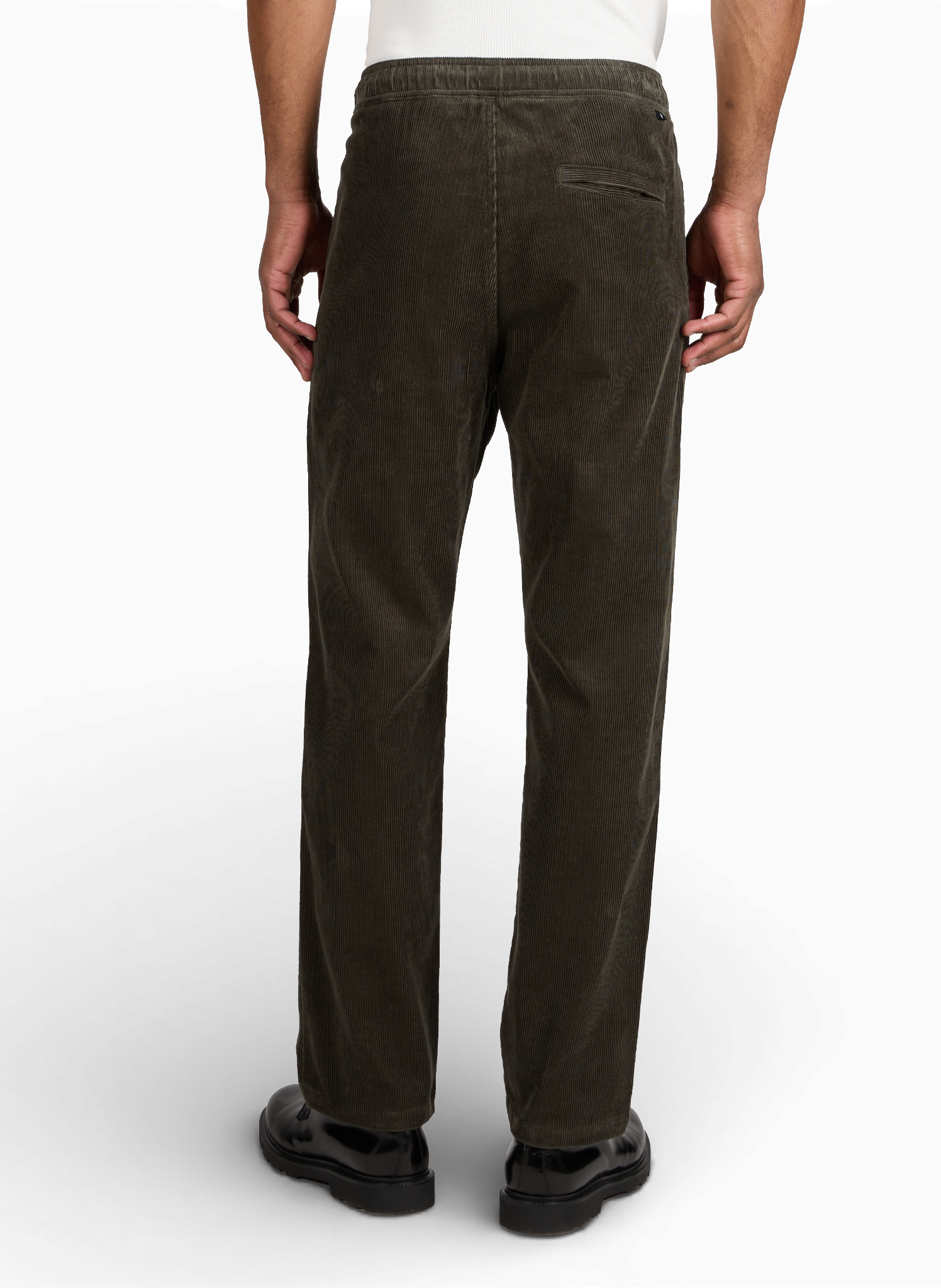 Straight corduroy cotton pants SAMSOE SAMSOE Khaki