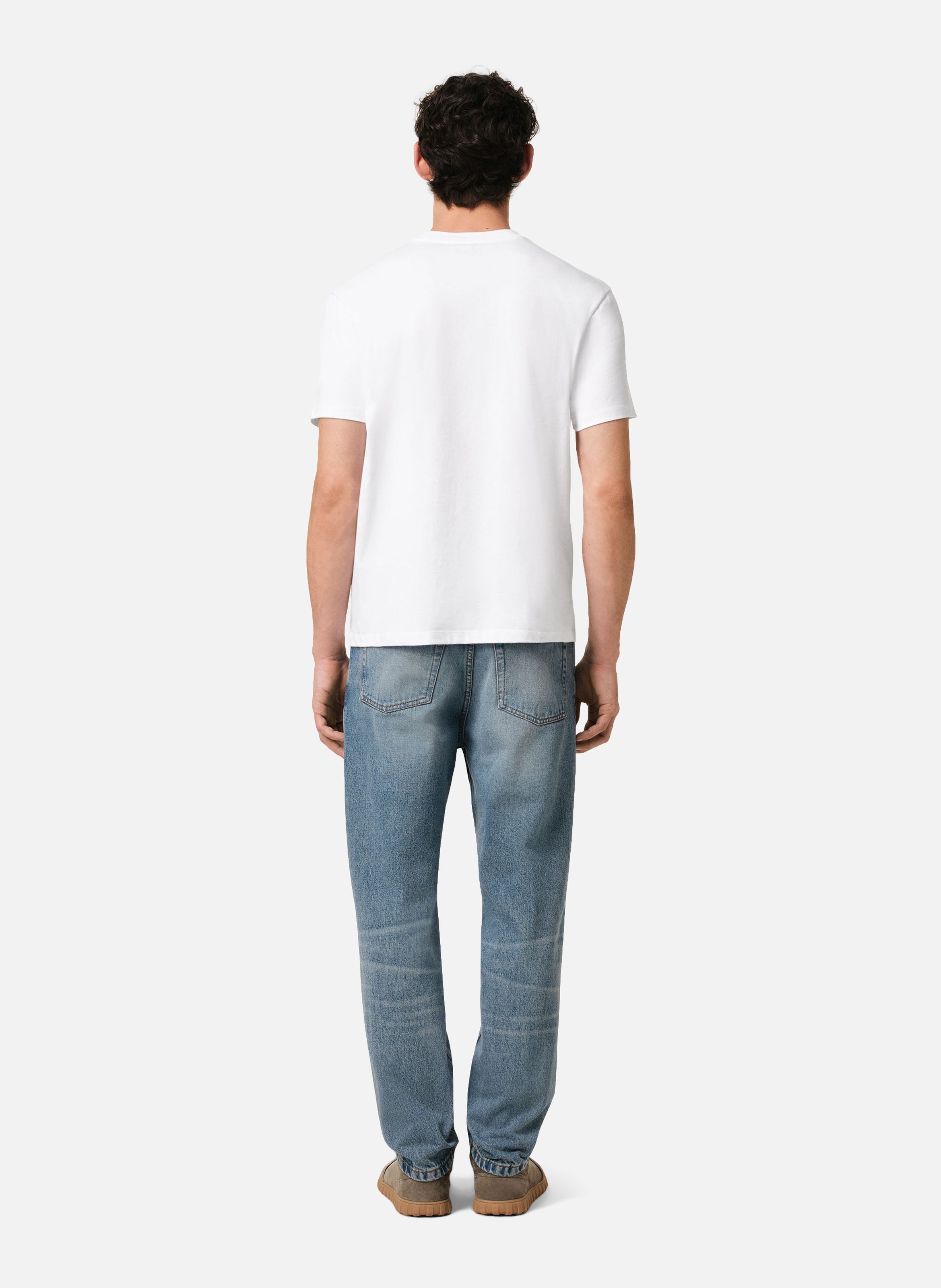 T-shirt Ami de Coeur unisexe AMI PARIS Blanc