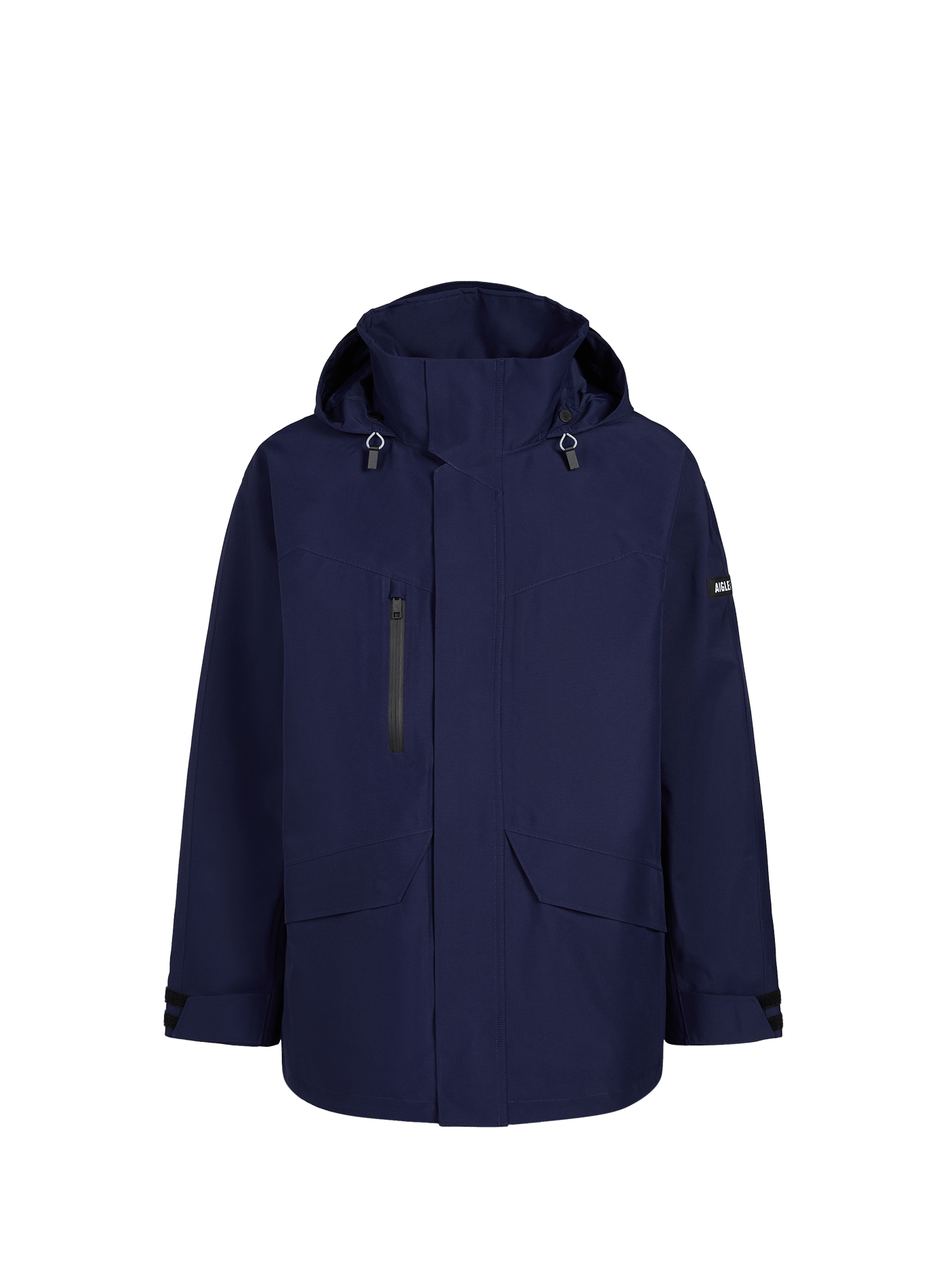 Waxed jacket  AIGLE Blue