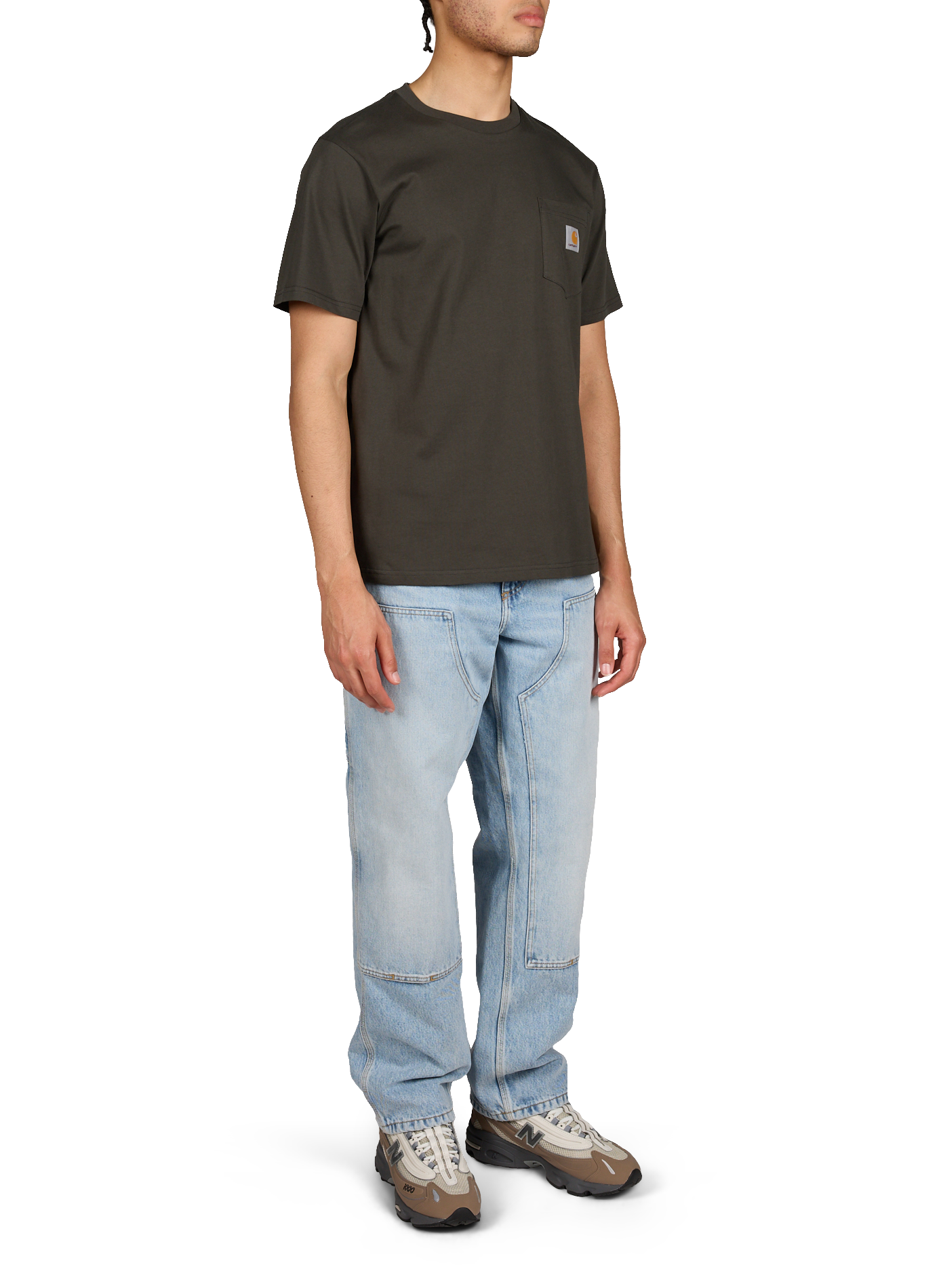 Oversized cotton T-shirt CARHARTT WIP Green