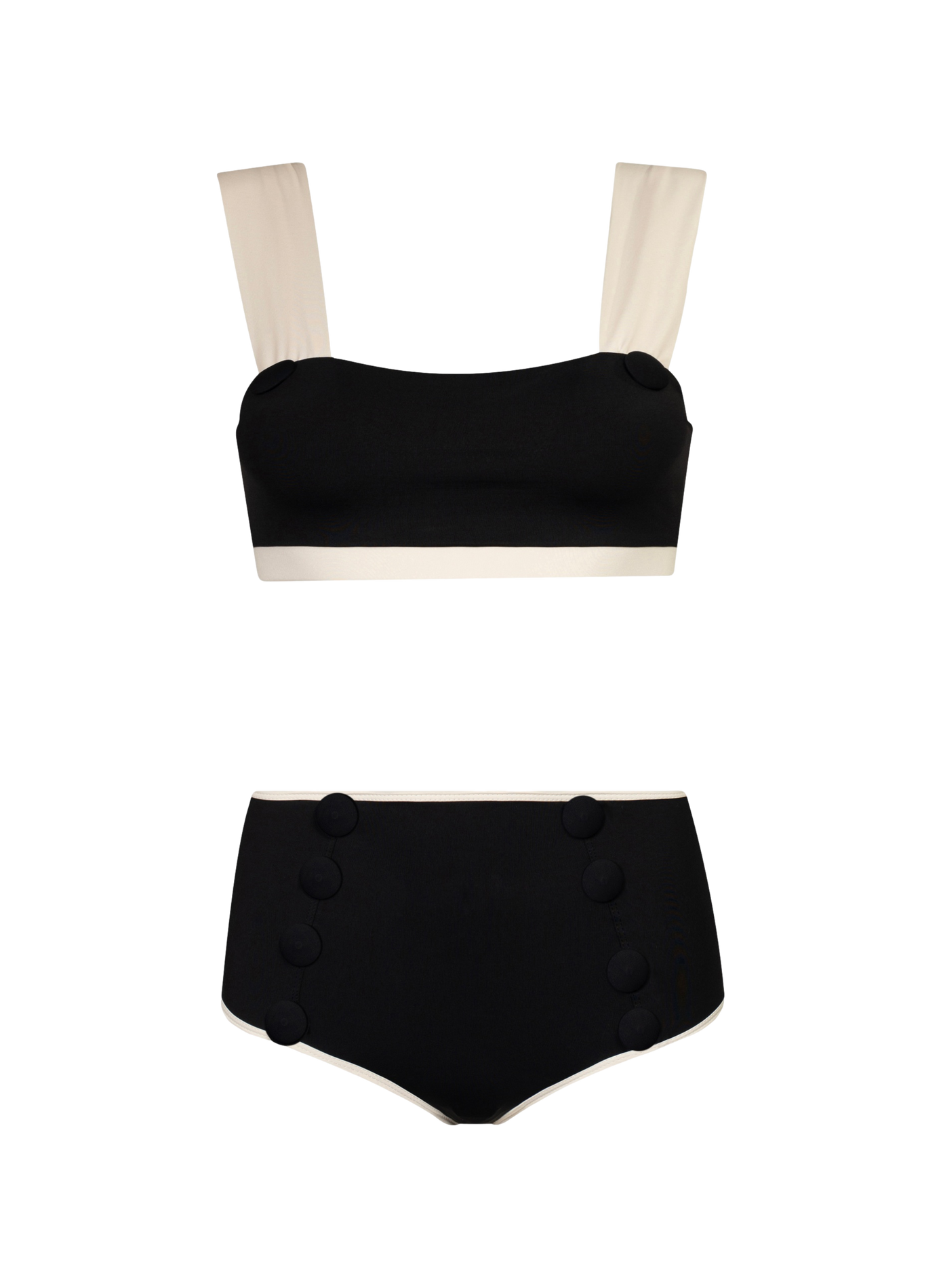 Maillot de bain deux pièces MAIO PARIS Noir