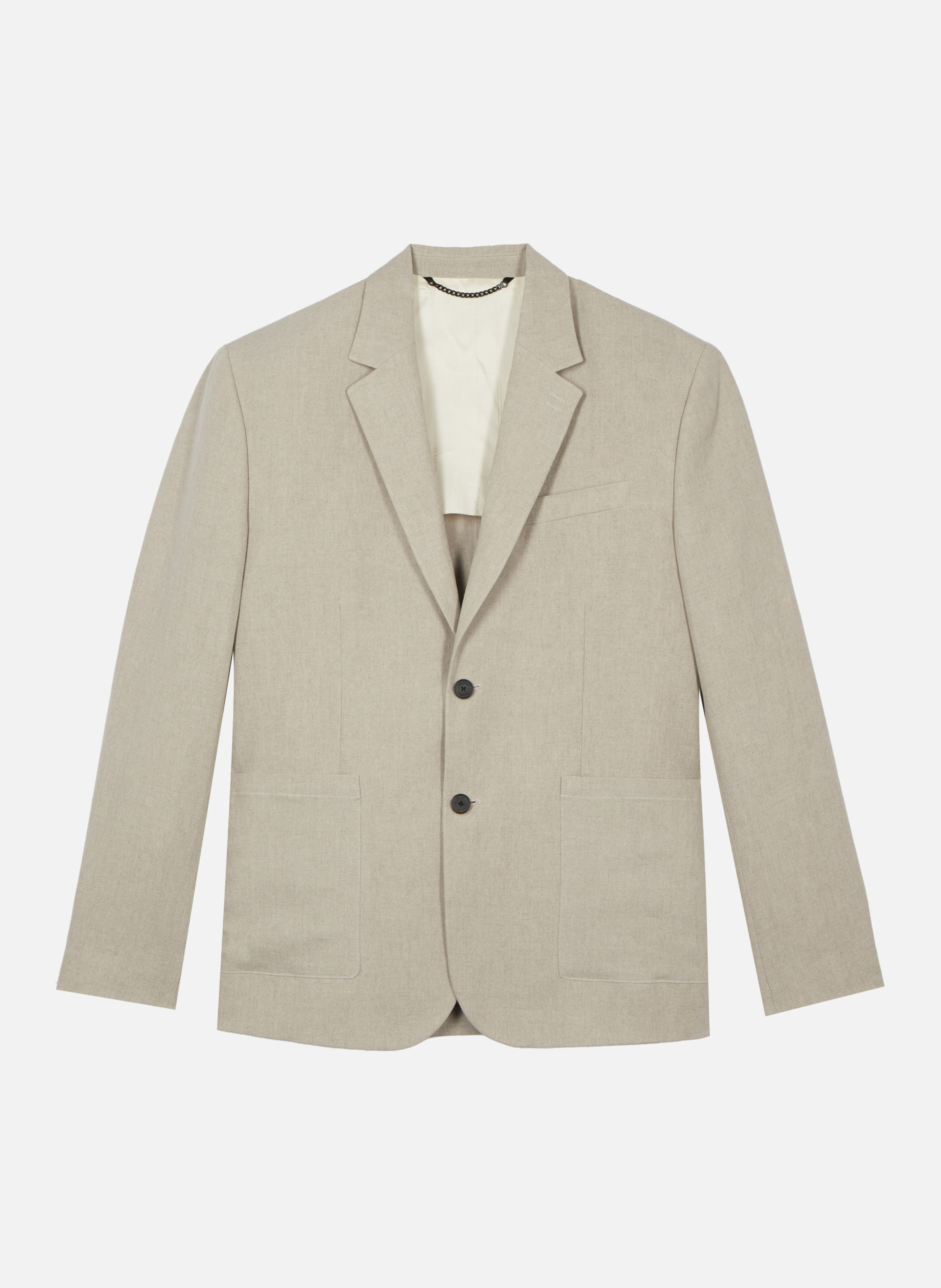 Veste de costume en lin THE KOOPLES Beige