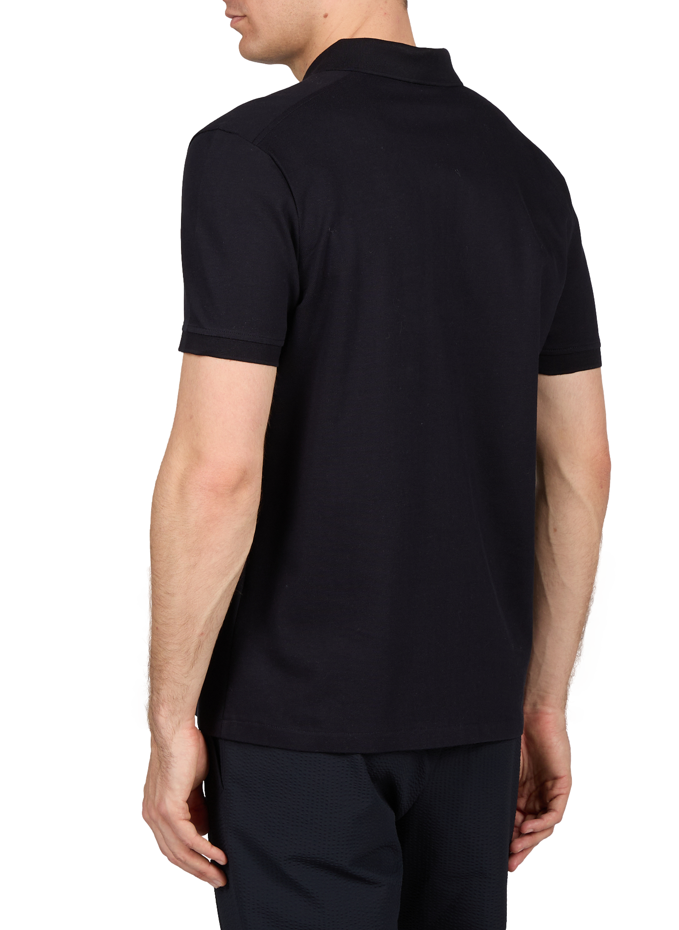 Polo zippé en coton STRELLSON Bleu