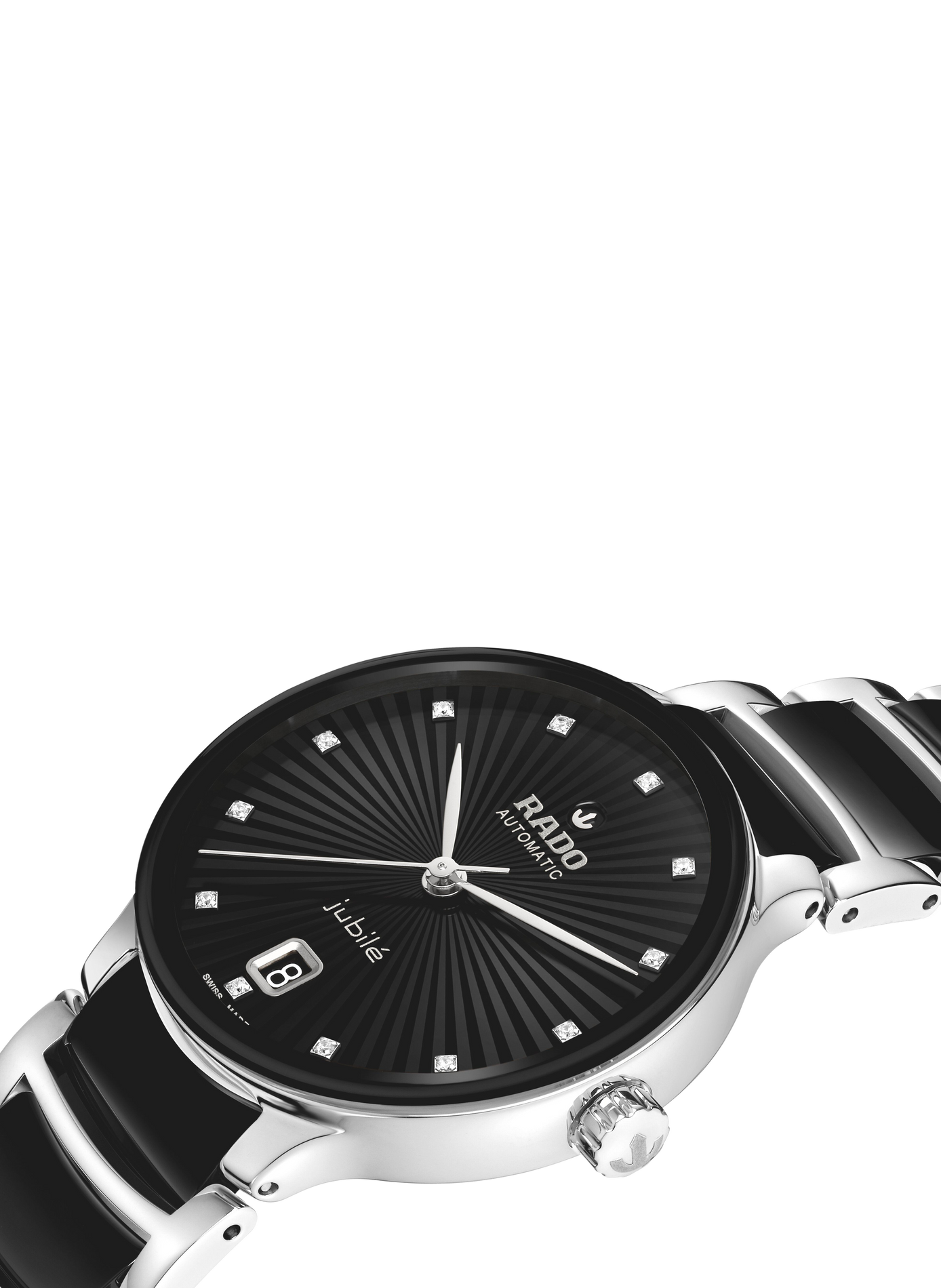 Montre automatique Centrix en acier inoxydable RADO Noir