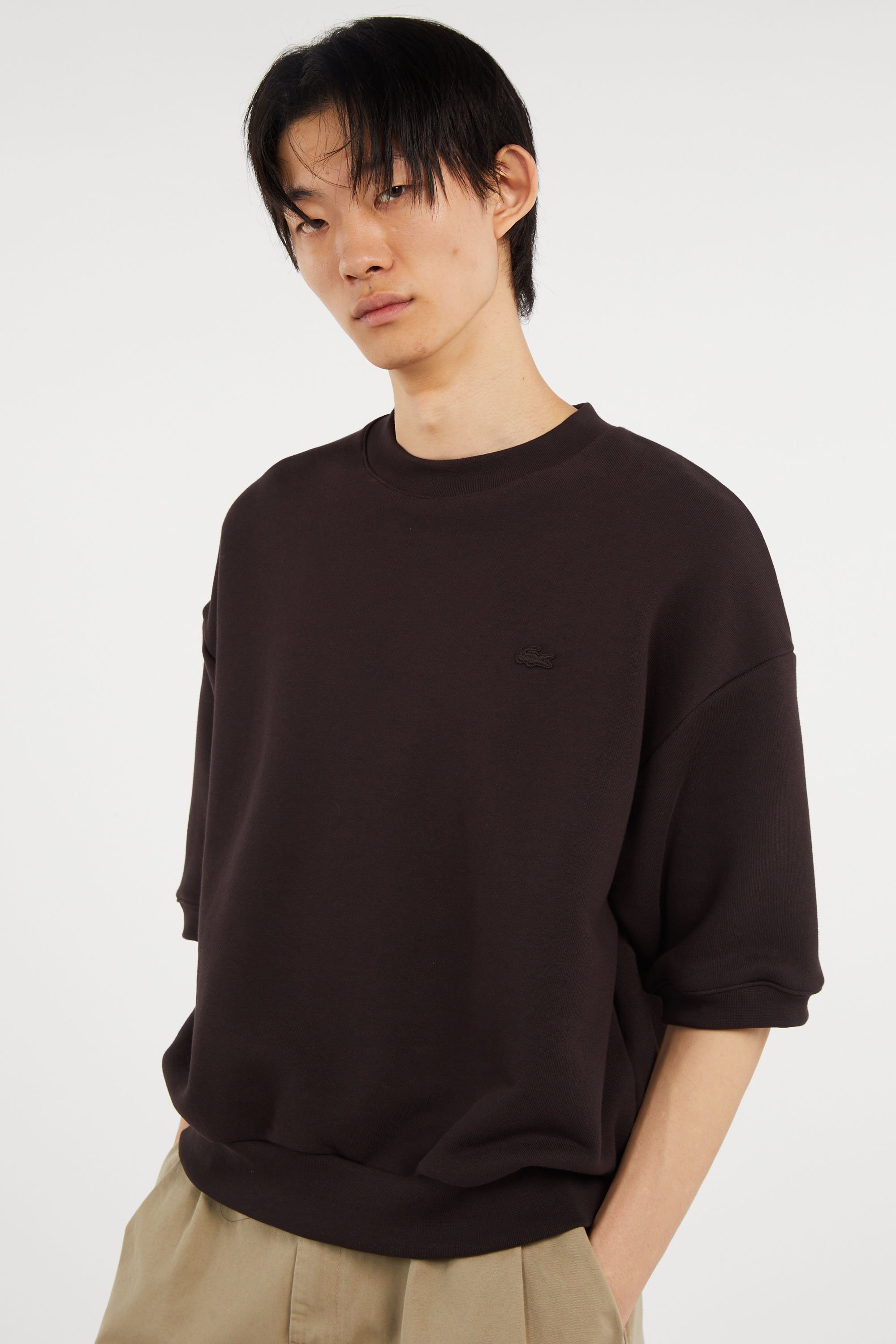 Sweatshirt sweatshirt LACOSTE Marron