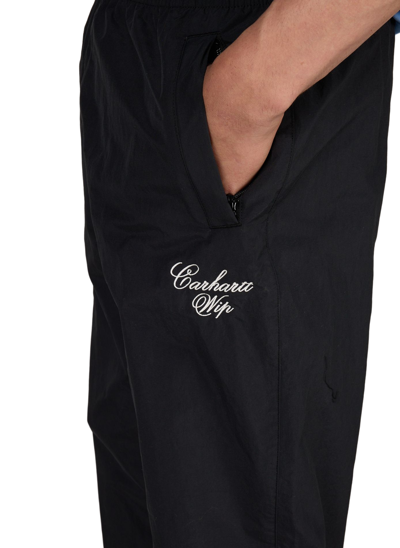 Trainingshose Travon mit gesticktem Logo CARHARTT WIP Schwarz