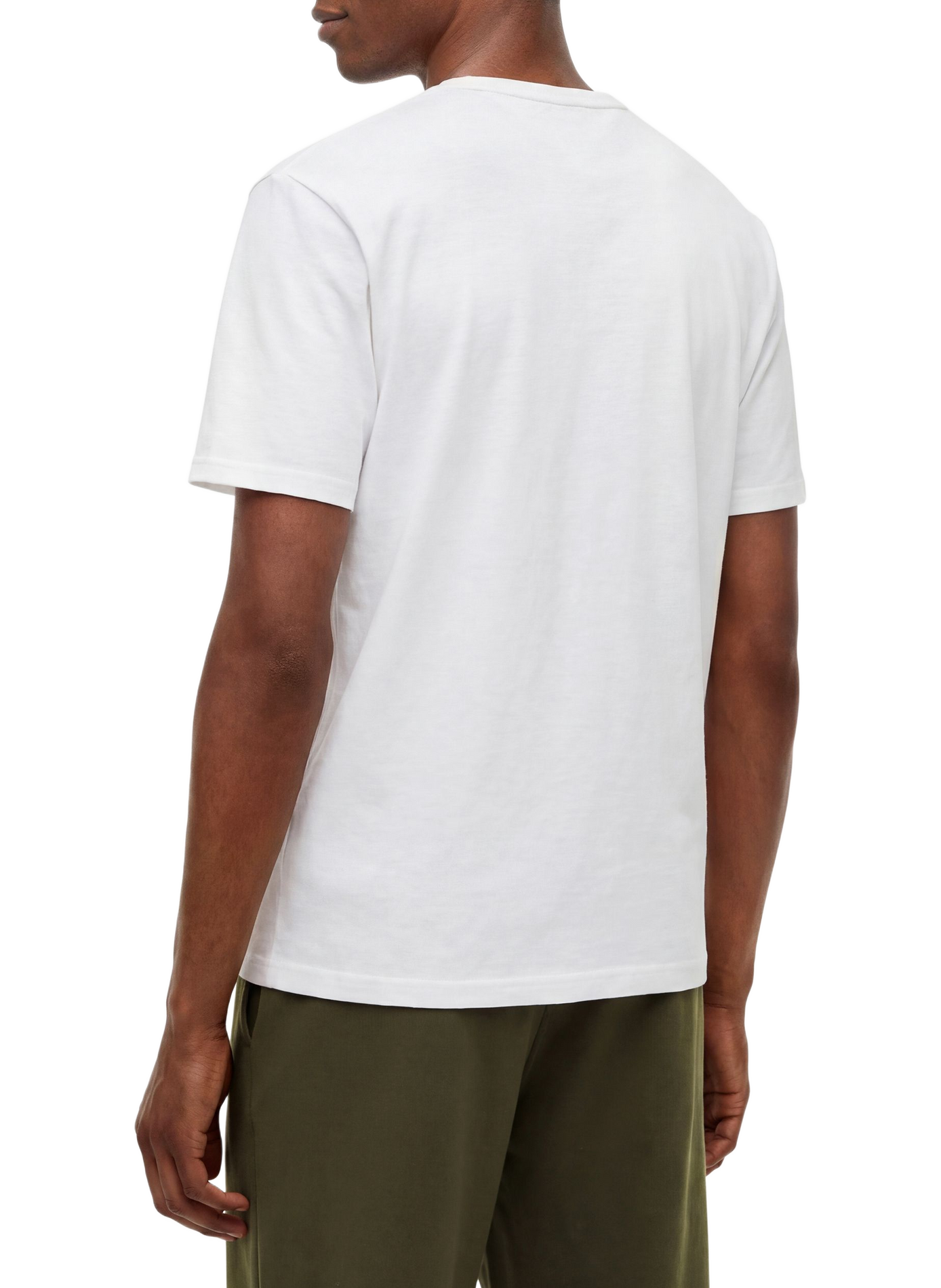 Straight-fit cotton T-shirt TOMMY HILFIGER White