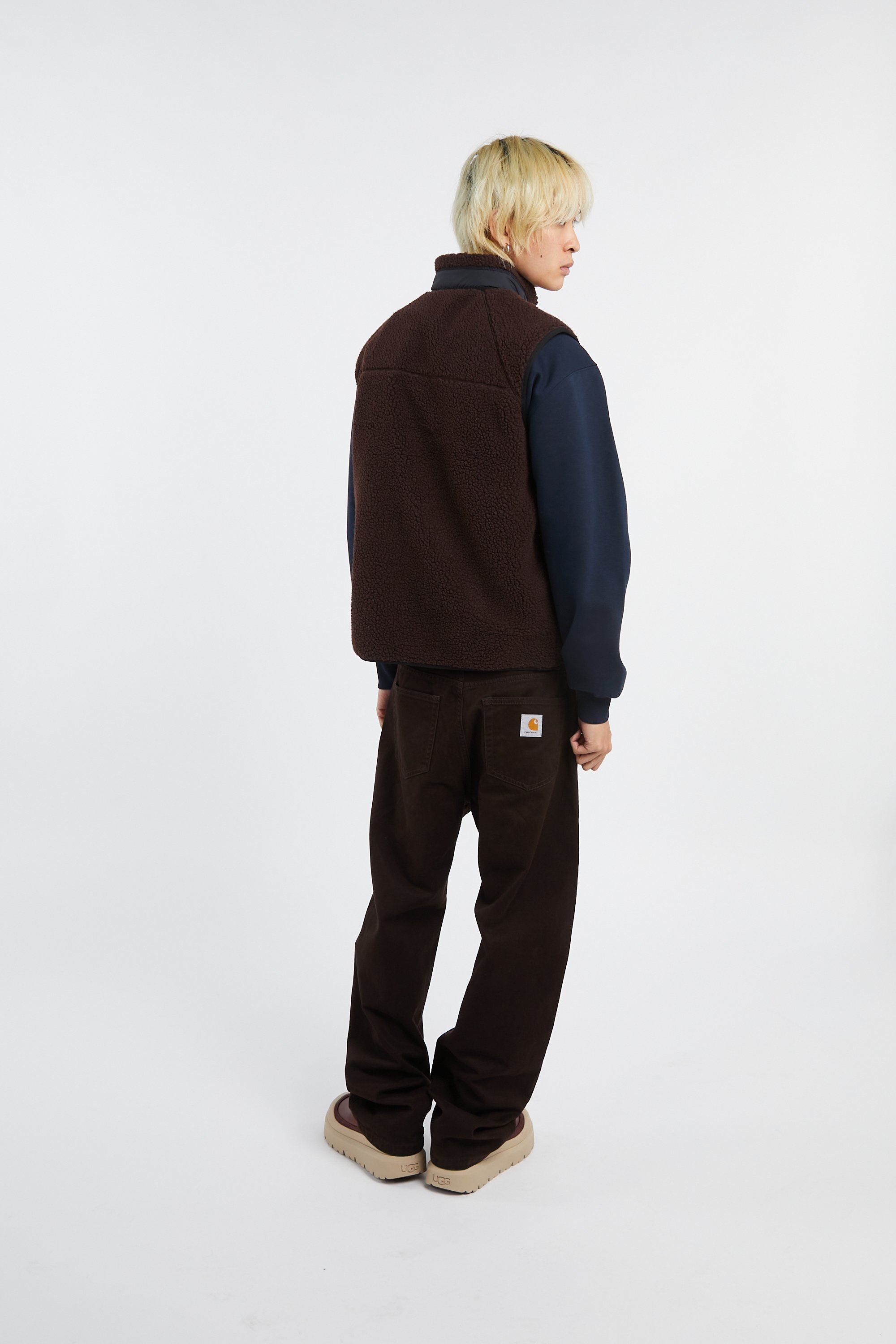 Gilet prentis vest liner CARHARTT WIP Marron