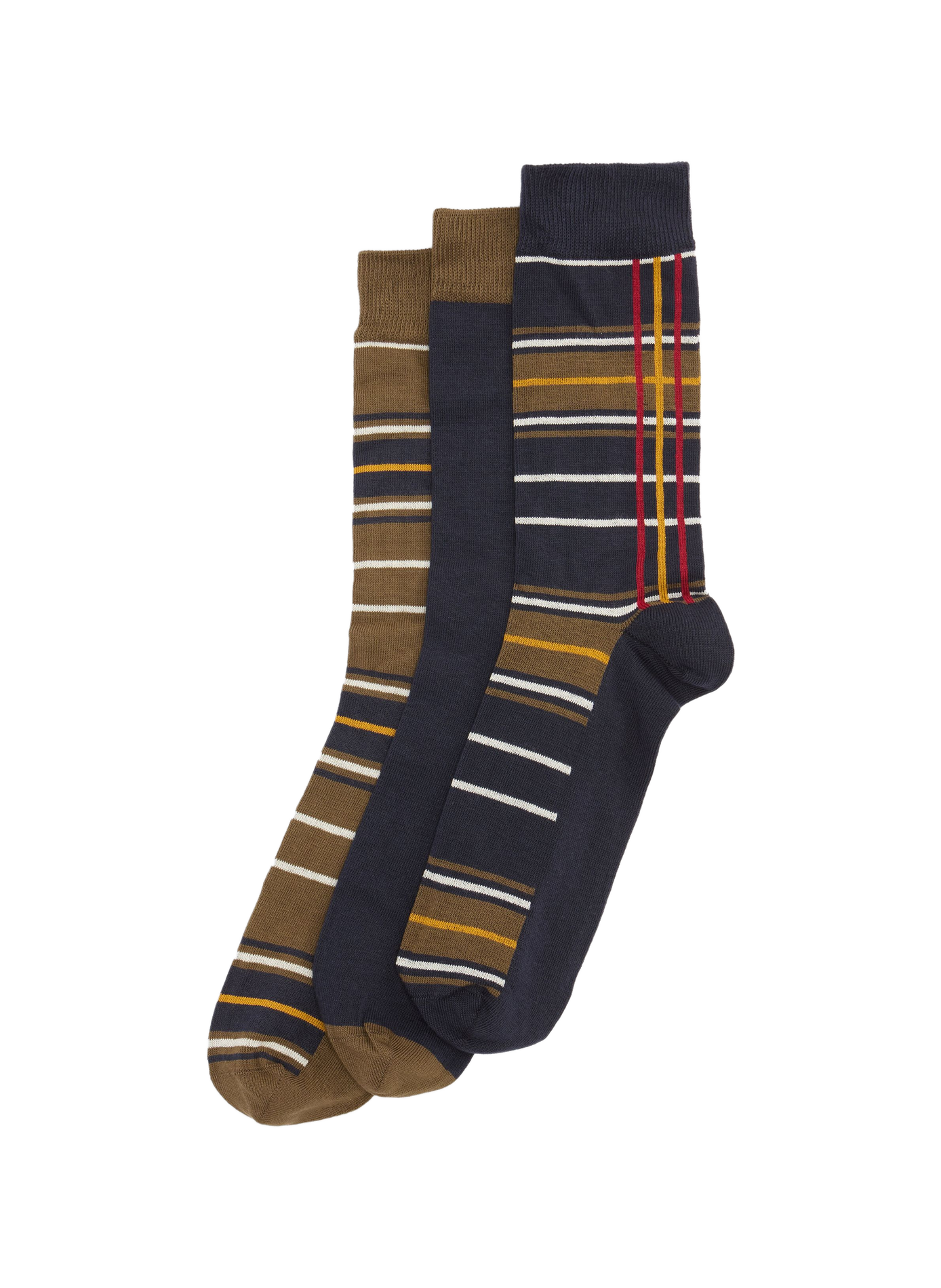 Set of printed socks in blended cotton BARBOUR Multicolour