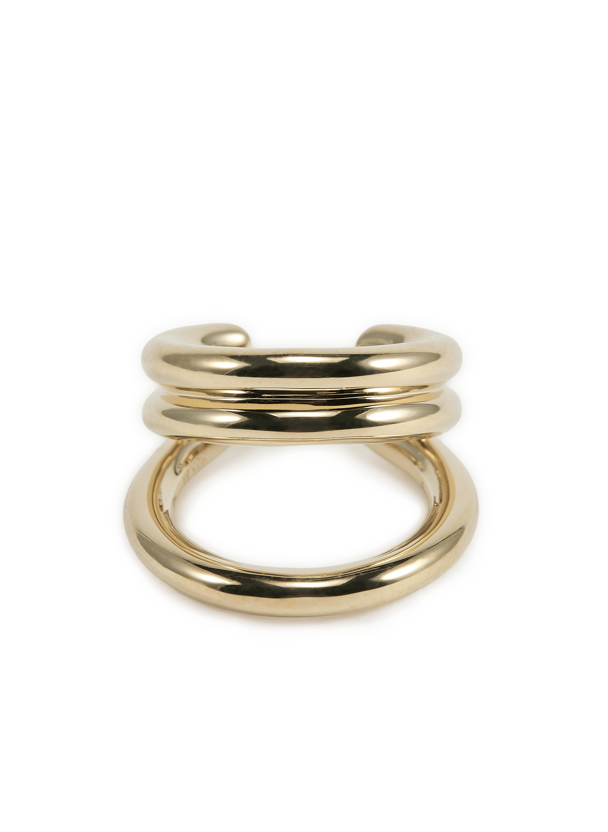 Silver ear cuff OTIUMBERG Golden