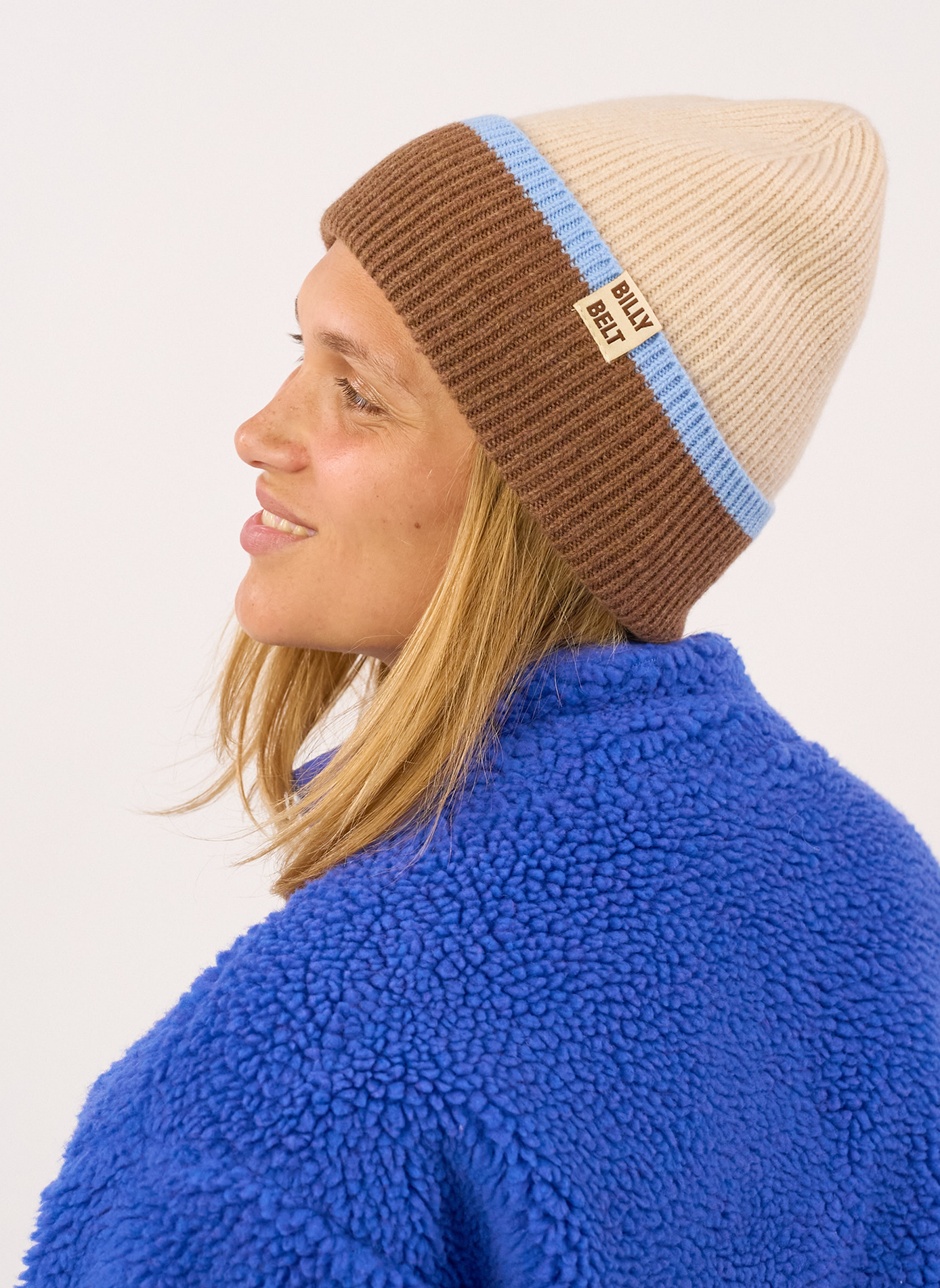 Bonnet en laine BILLYBELT Beige