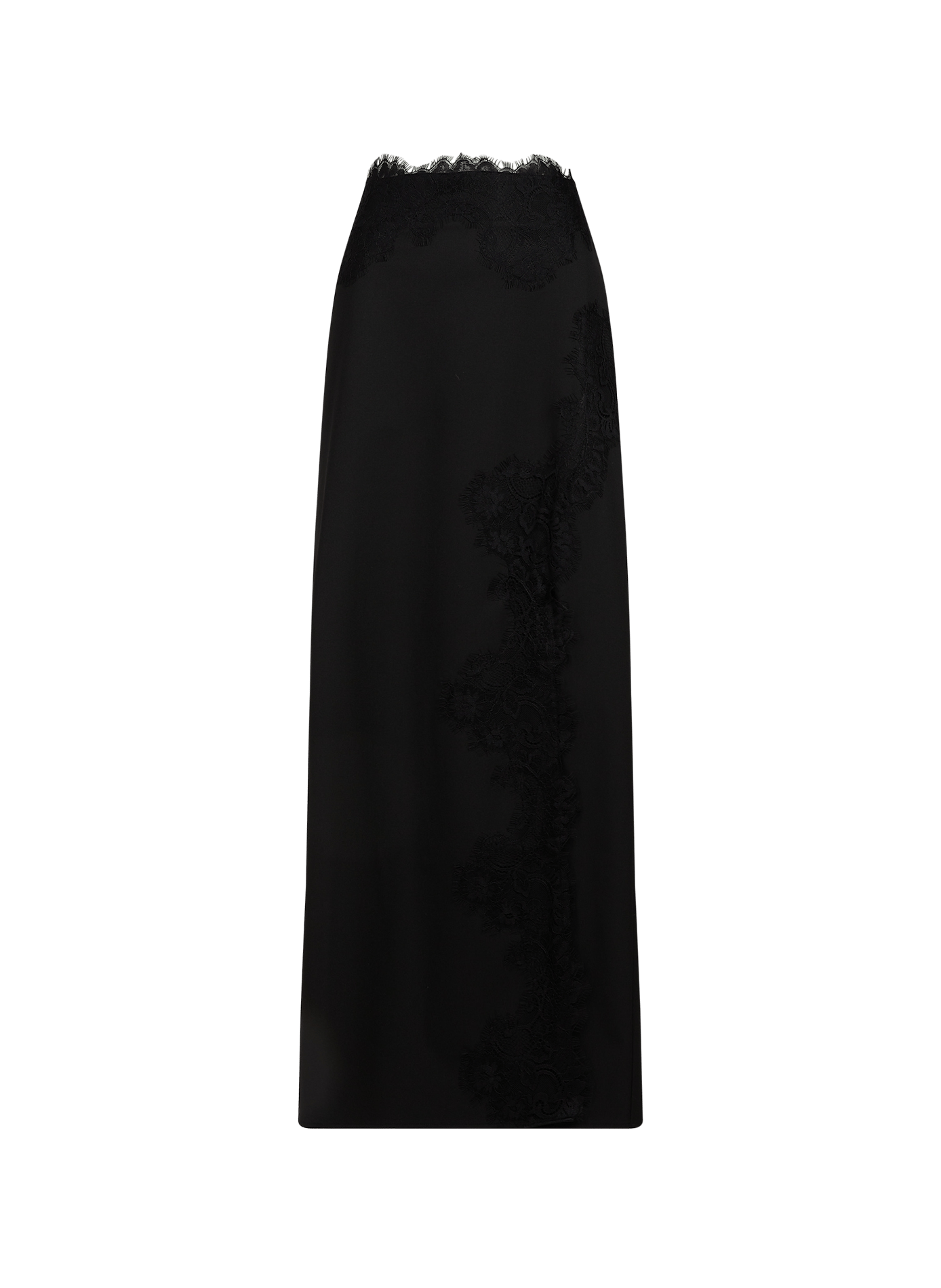 Long lace skirt SAMSOE SAMSOE Black