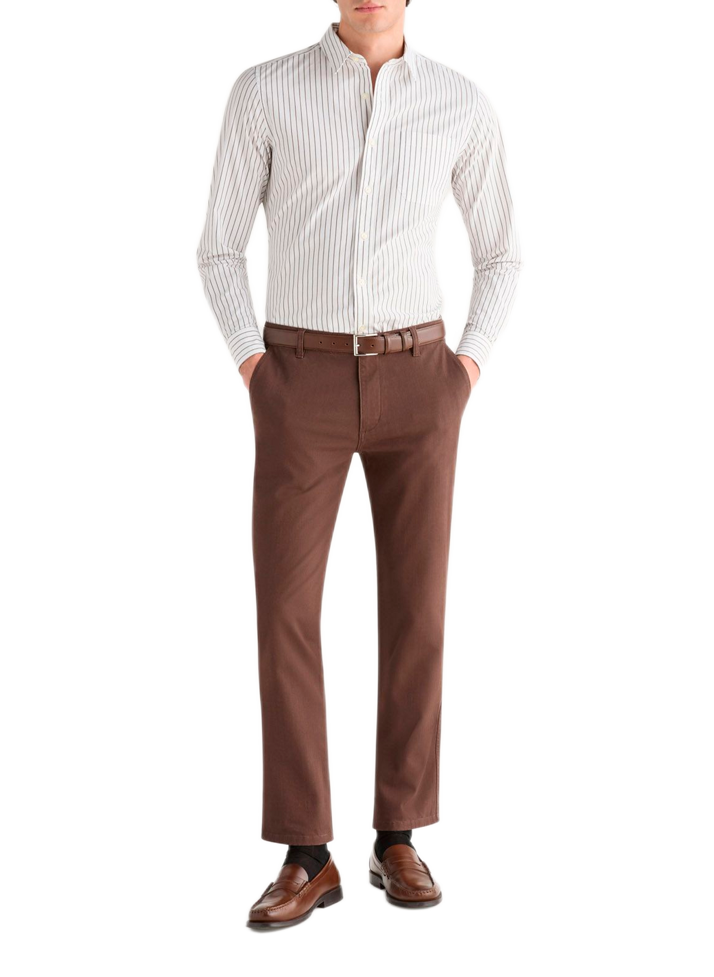 Broek met dubbele knie | Bruin DOCKERS Heren