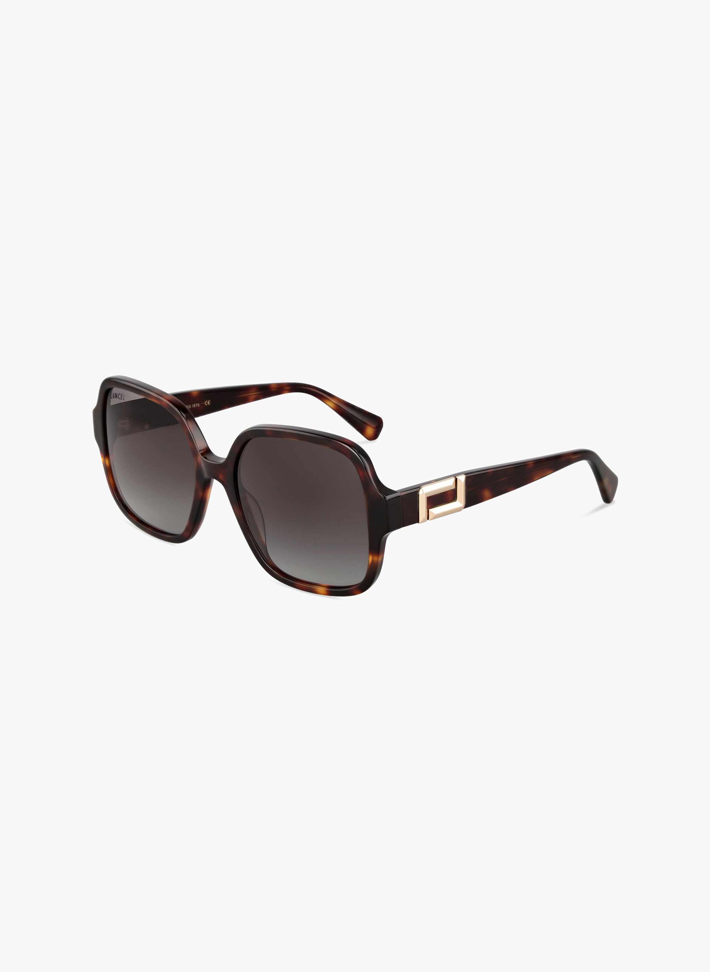 Zonnebril Cassandre van Lancel in acetaat. LANCEL Bruin