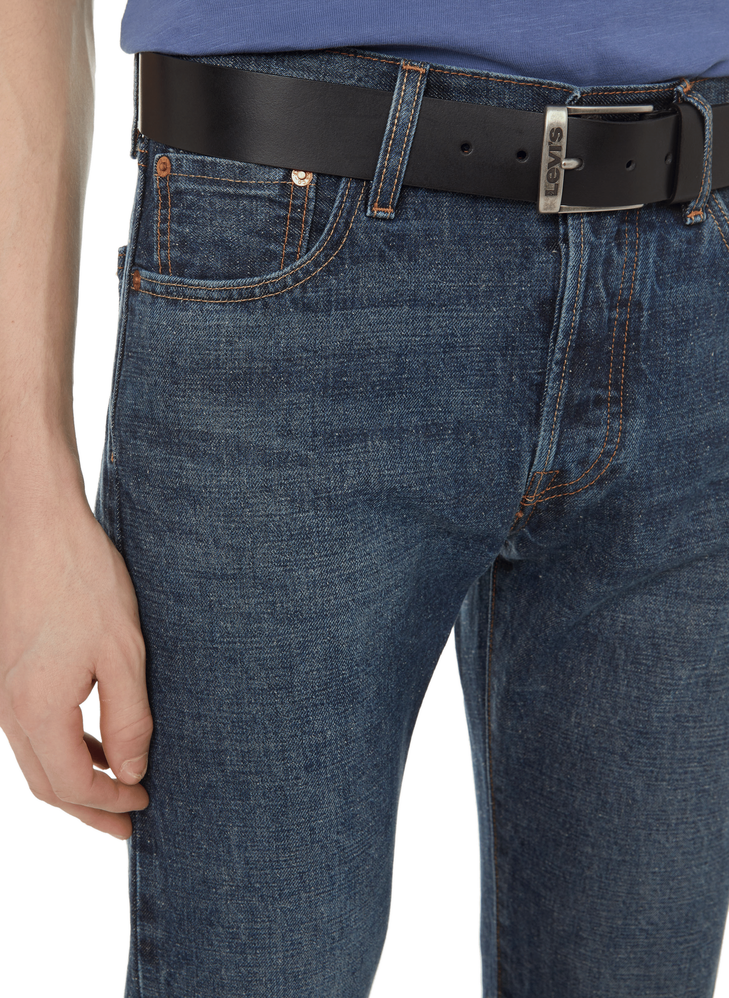 120 cm (47.2 in) x 3 cm (1.2 in) LEVIS ACCESSOIRES Black