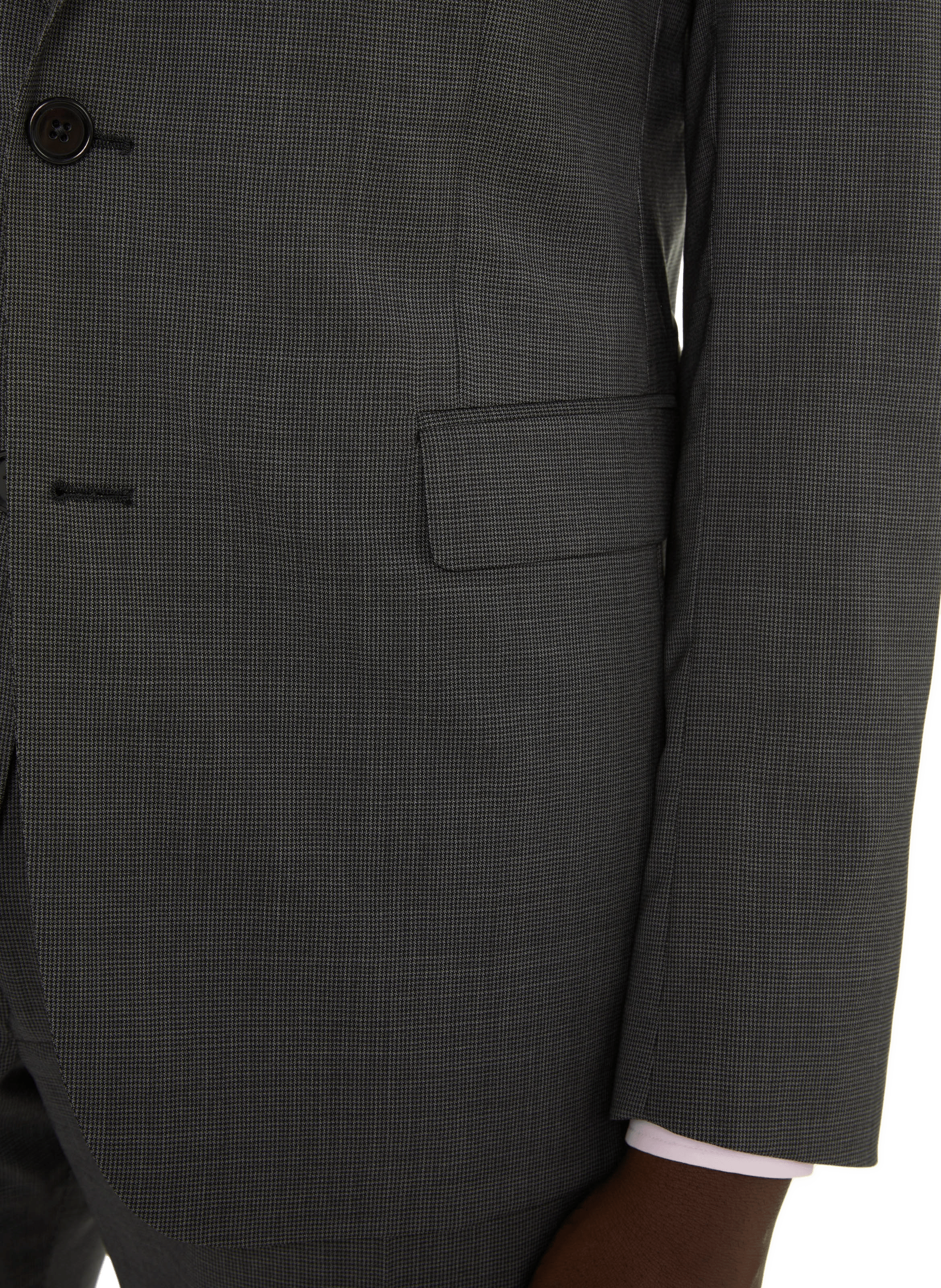 Wool check suit AU PRINTEMPS PARIS Grey