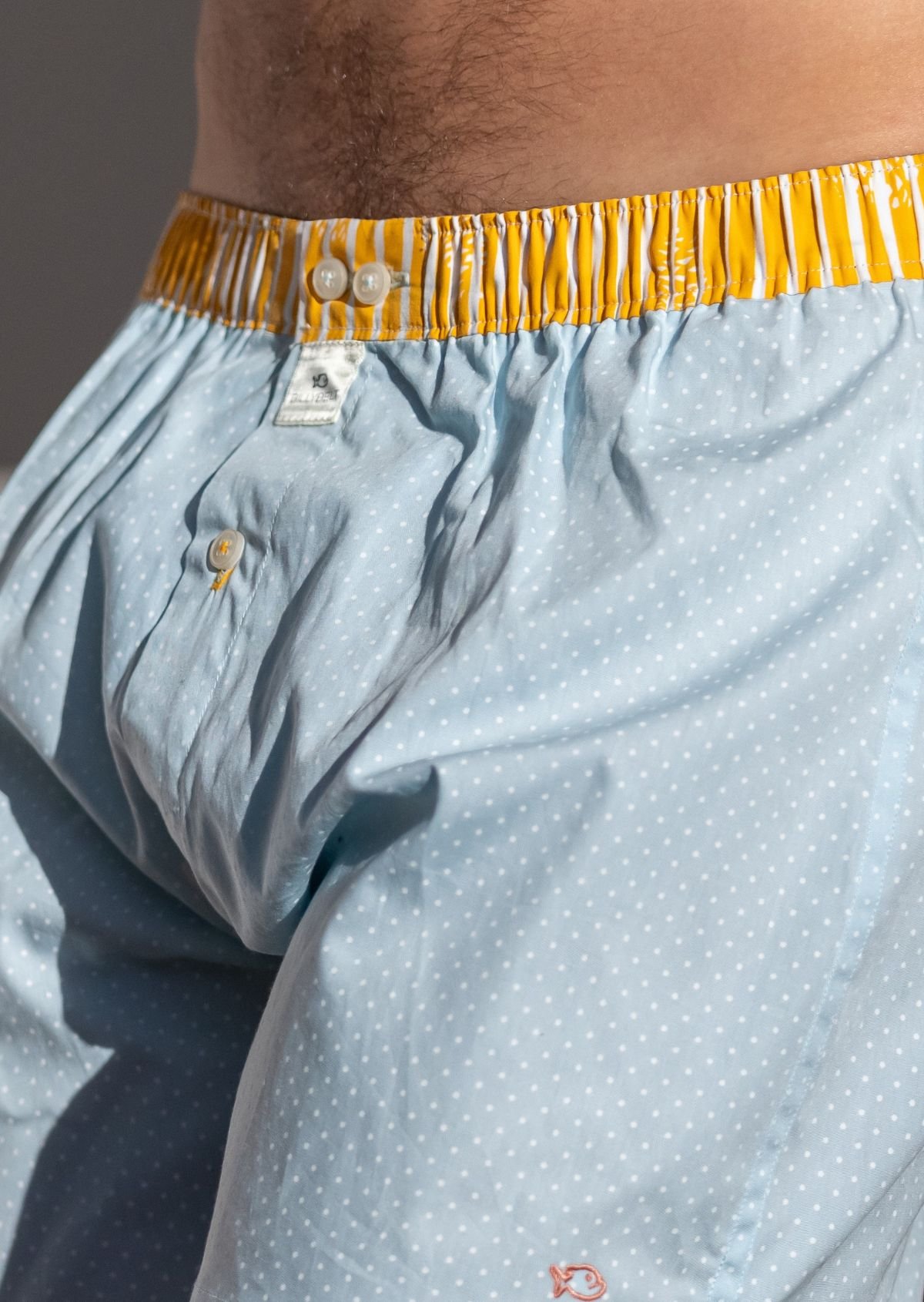 Caleçon en coton biologique BILLYBELT Bleu