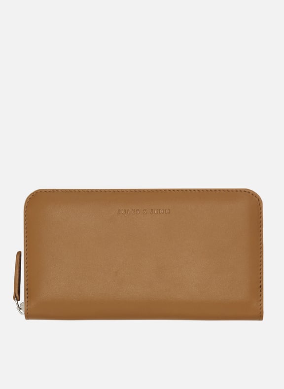 Compagnon cuir lisse Marron by JULES & JENN JULES & JENN Compagnon cuir lisse Marron