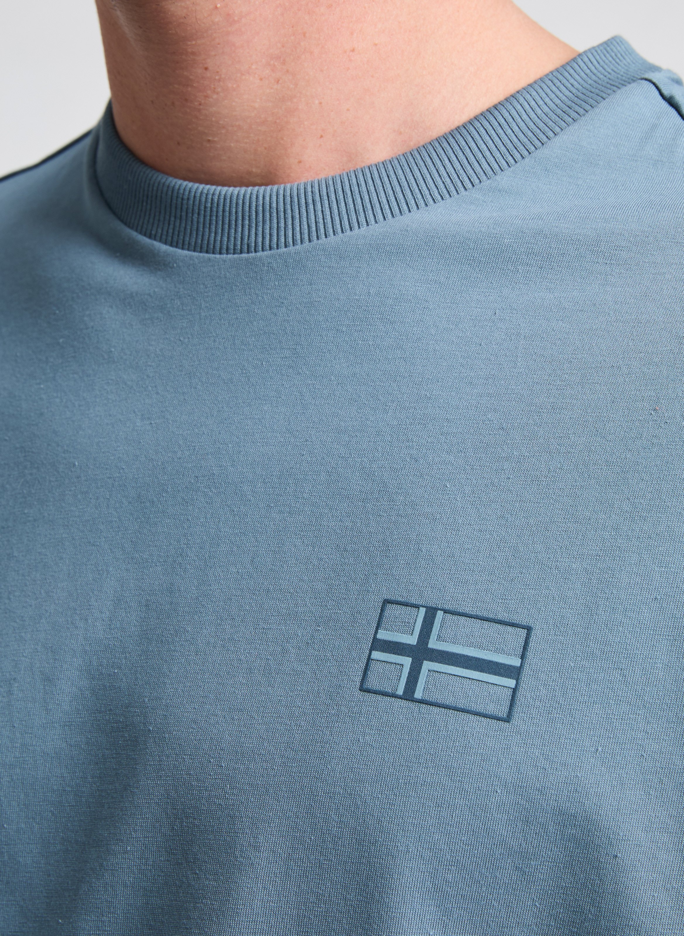 Baumwoll-T-Shirt NAPAPIJRI Grau