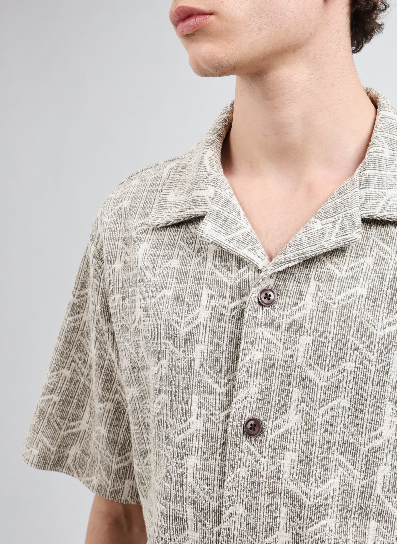 Textured shirt NN.07 Beige