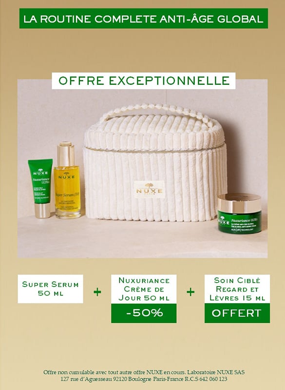 Volledige anti-aging globale schoonheidsroutine NUXE No color
