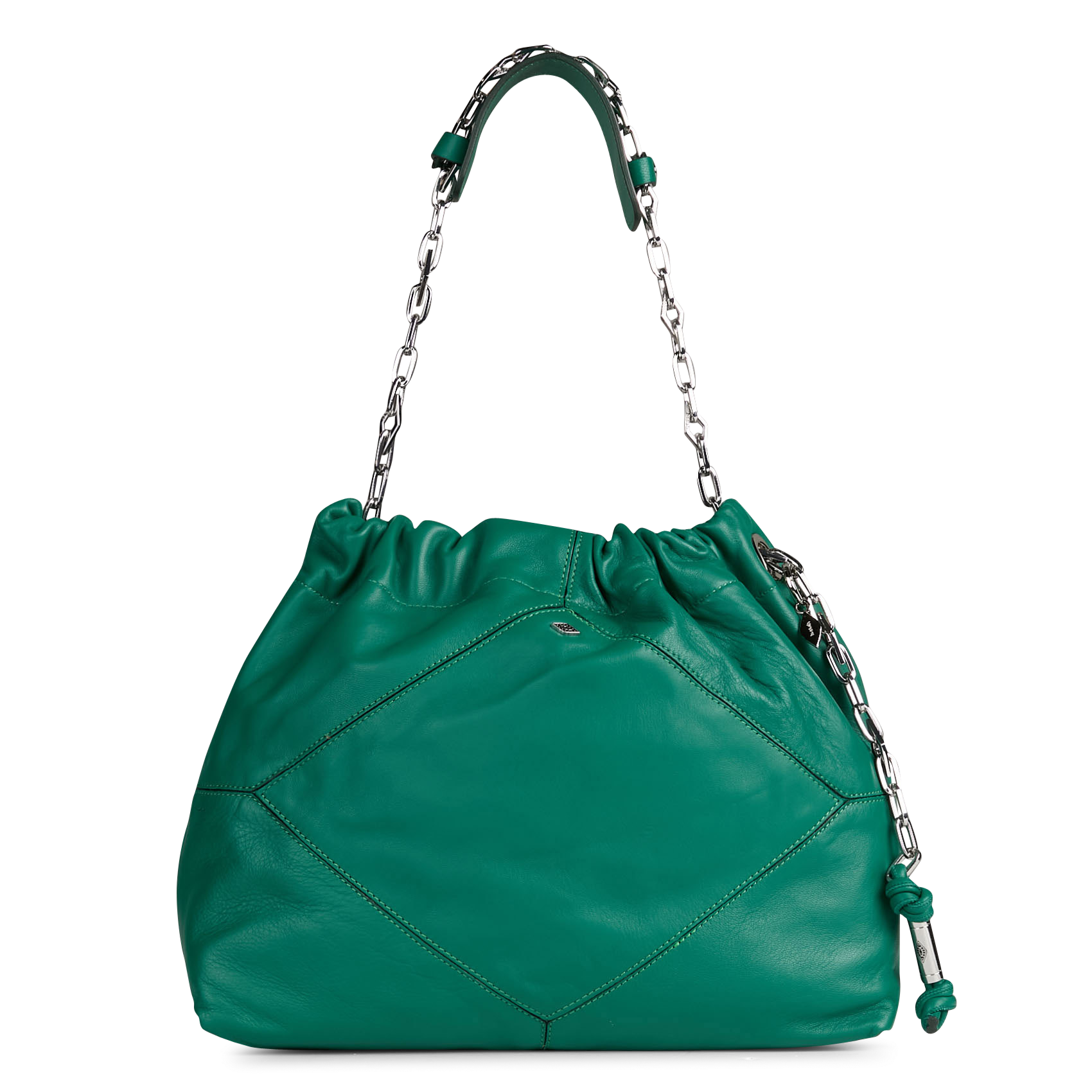 Sac porté épaule froissé june tote  Militaire