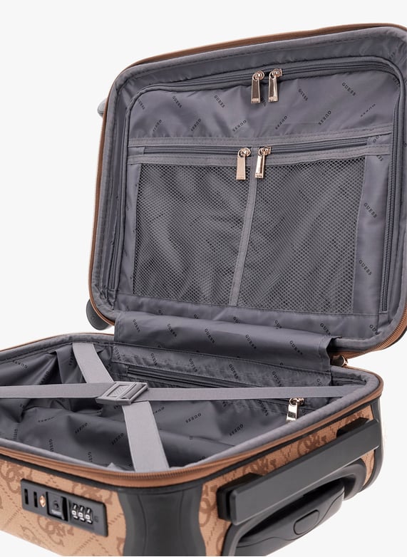 Valise Berta à imprimé monogramme | Multicolore by GUESS Valise Berta à imprimé monogramme Multicolore